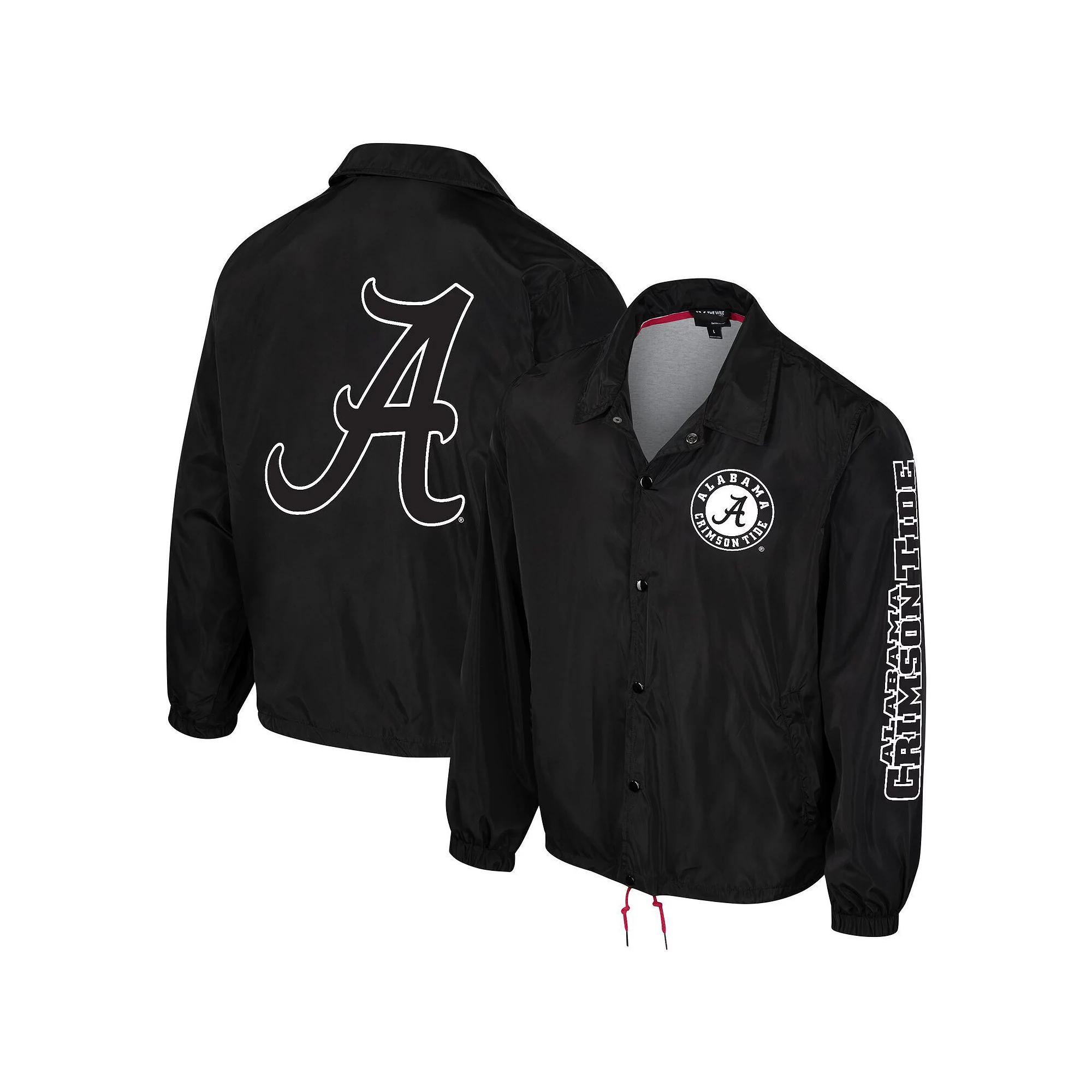 Women's The Wild Collective Black Alabama Crimson Tide 2023 Coaches Full-Snap Jacket, Adult Unisex,  Product Image