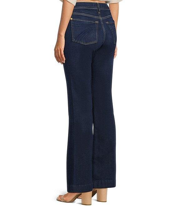 7 For All Mankind Dojo Tailorless Mid-Rise Flare Leg Denim Jeans Product Image