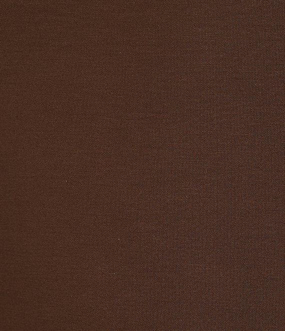 Le' AL.X Knit Crew Neck Short Cuffed Sleeve Midi T-Shirt Dress Product Image