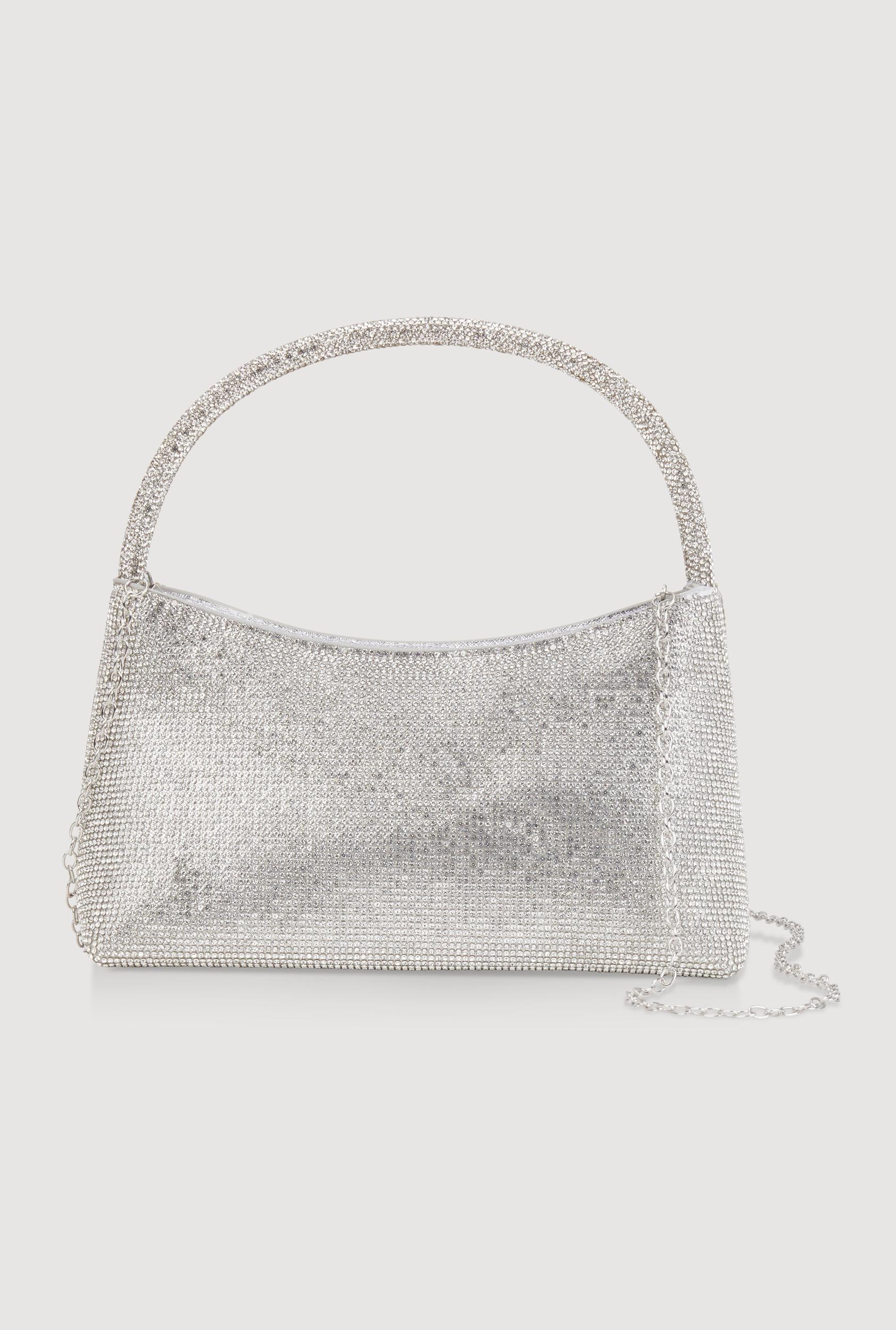 Rhinestone Convertible Handbag Unisex Product Image