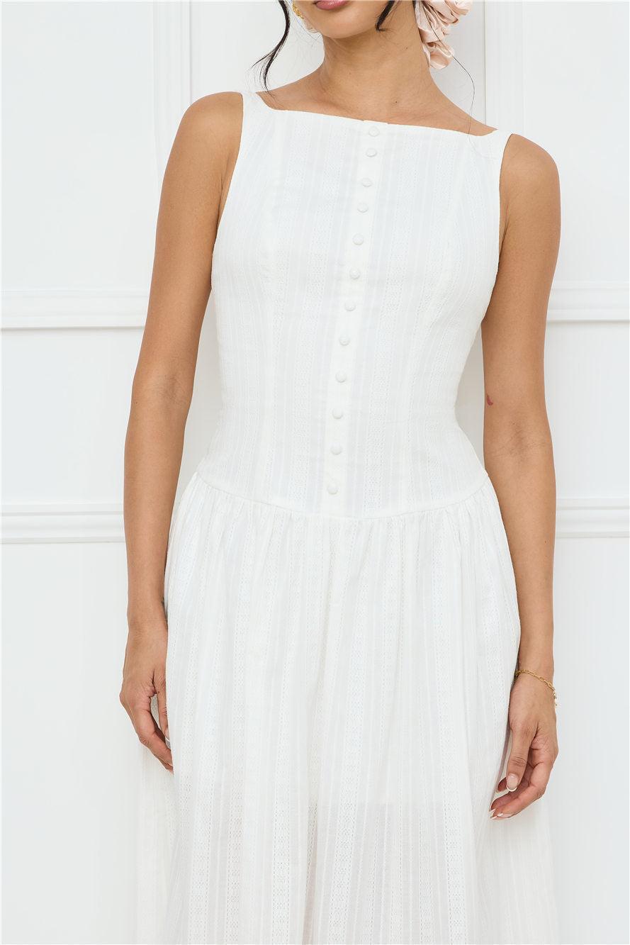 Serene Nights Maxi Dress White Product Image