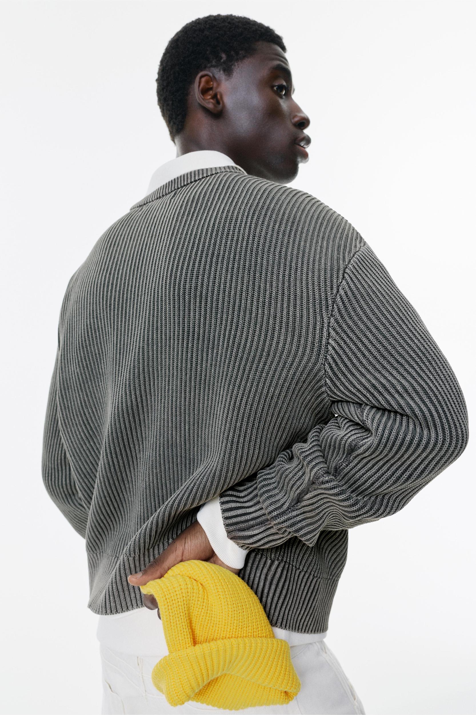 Acid wash knit jumper Product Image