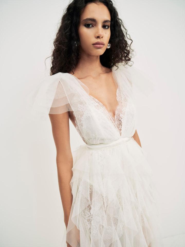 Maxine Gown — White Product Image