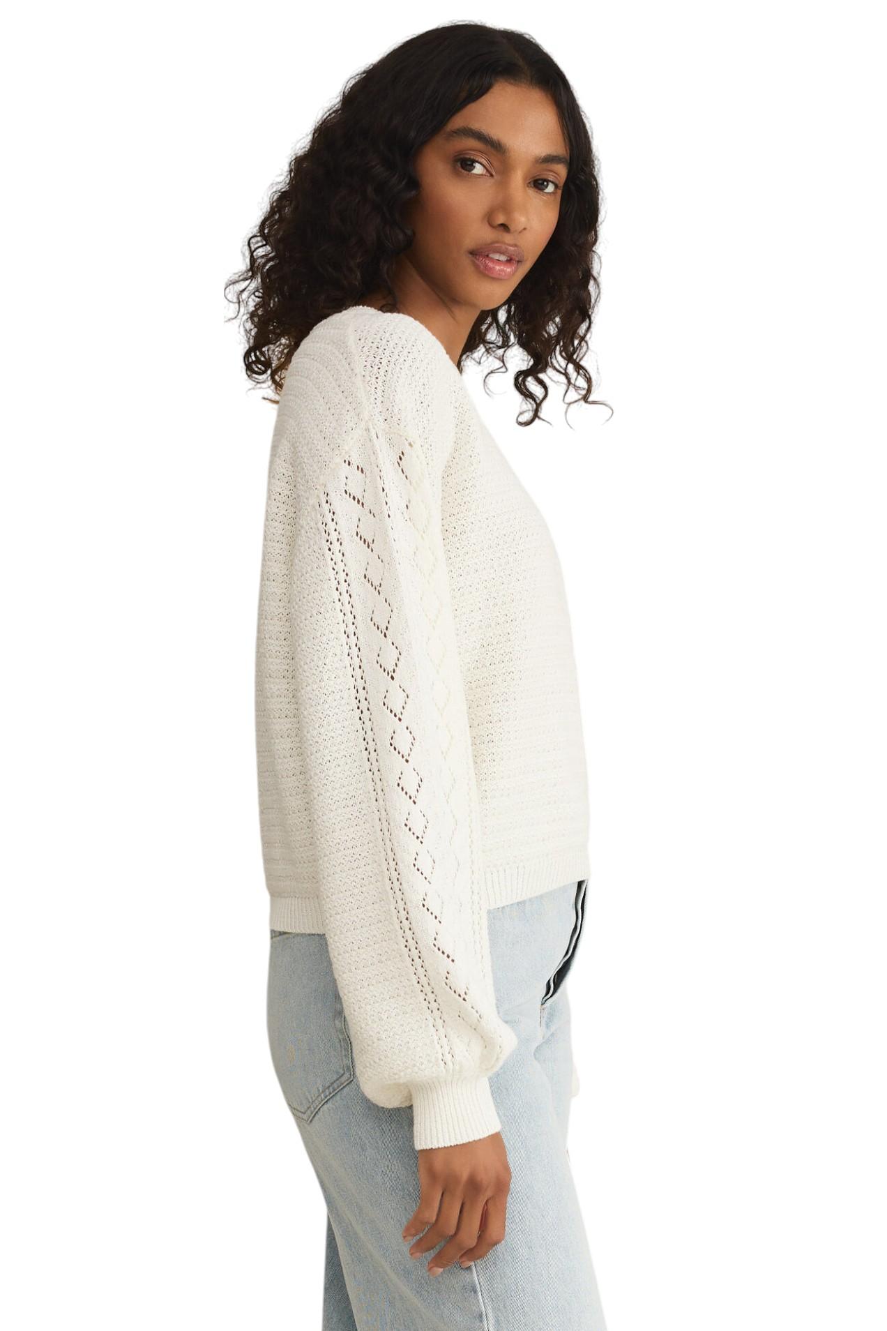 Whitney Crochet Sweater Product Image