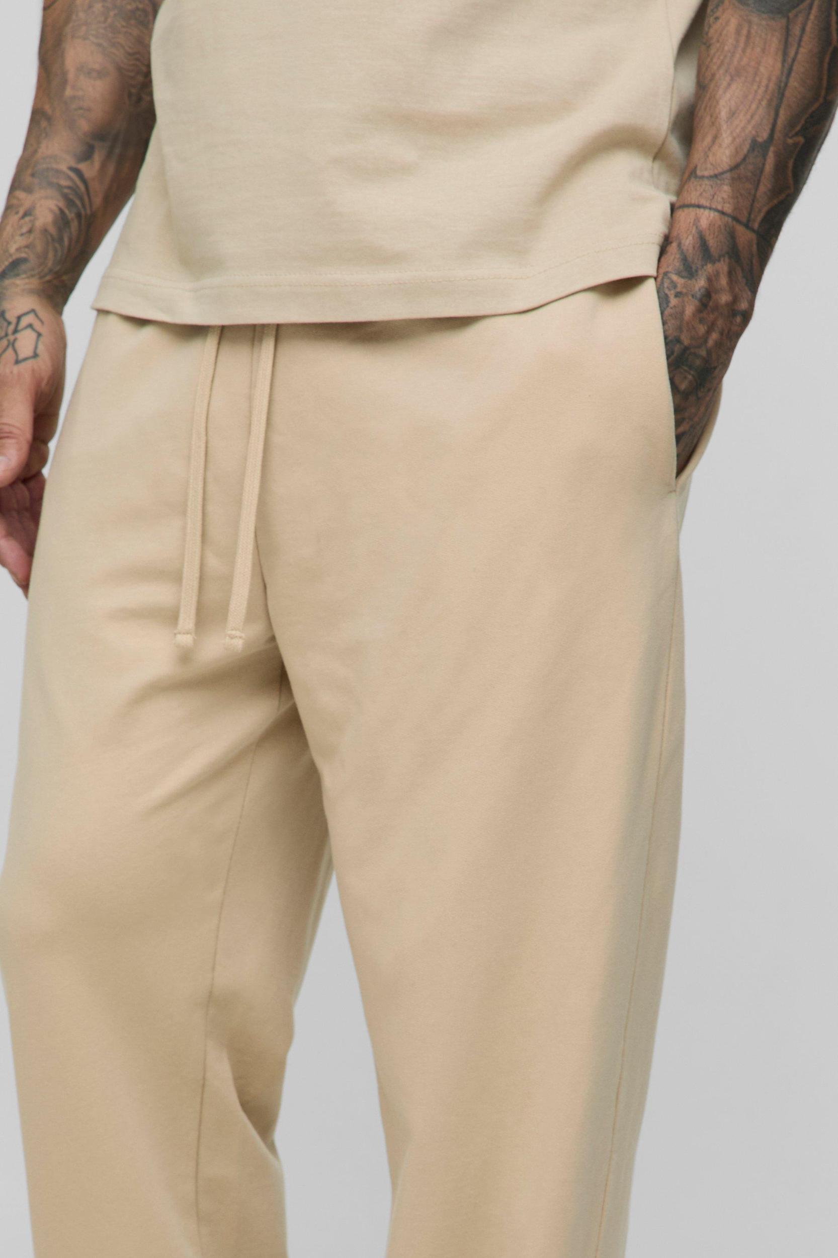 Tall Lightweight Straight Fit Basic Sweatpants | boohooMAN USA Product Image