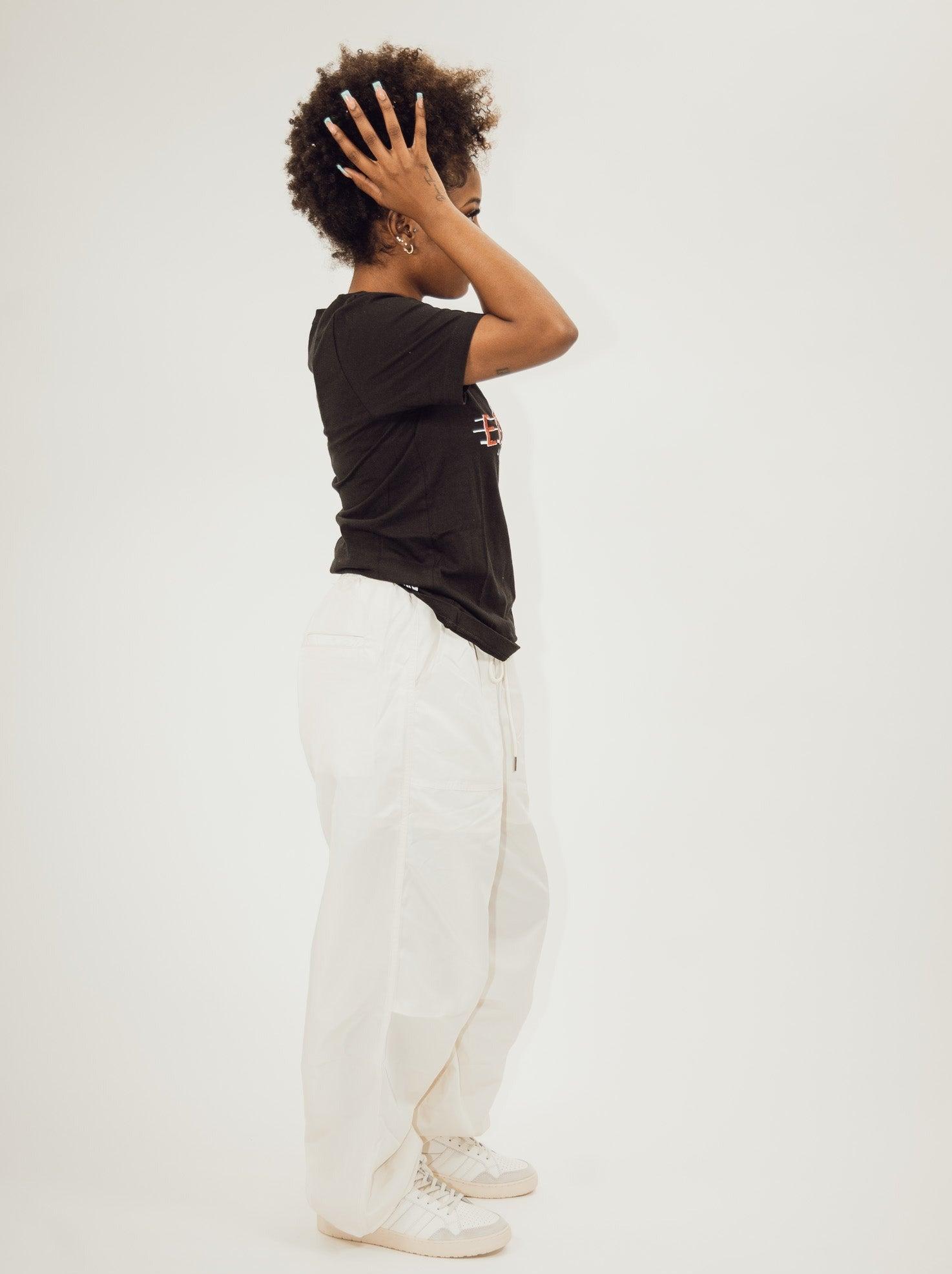 Moon River Drawstring Pants - Cream Product Image