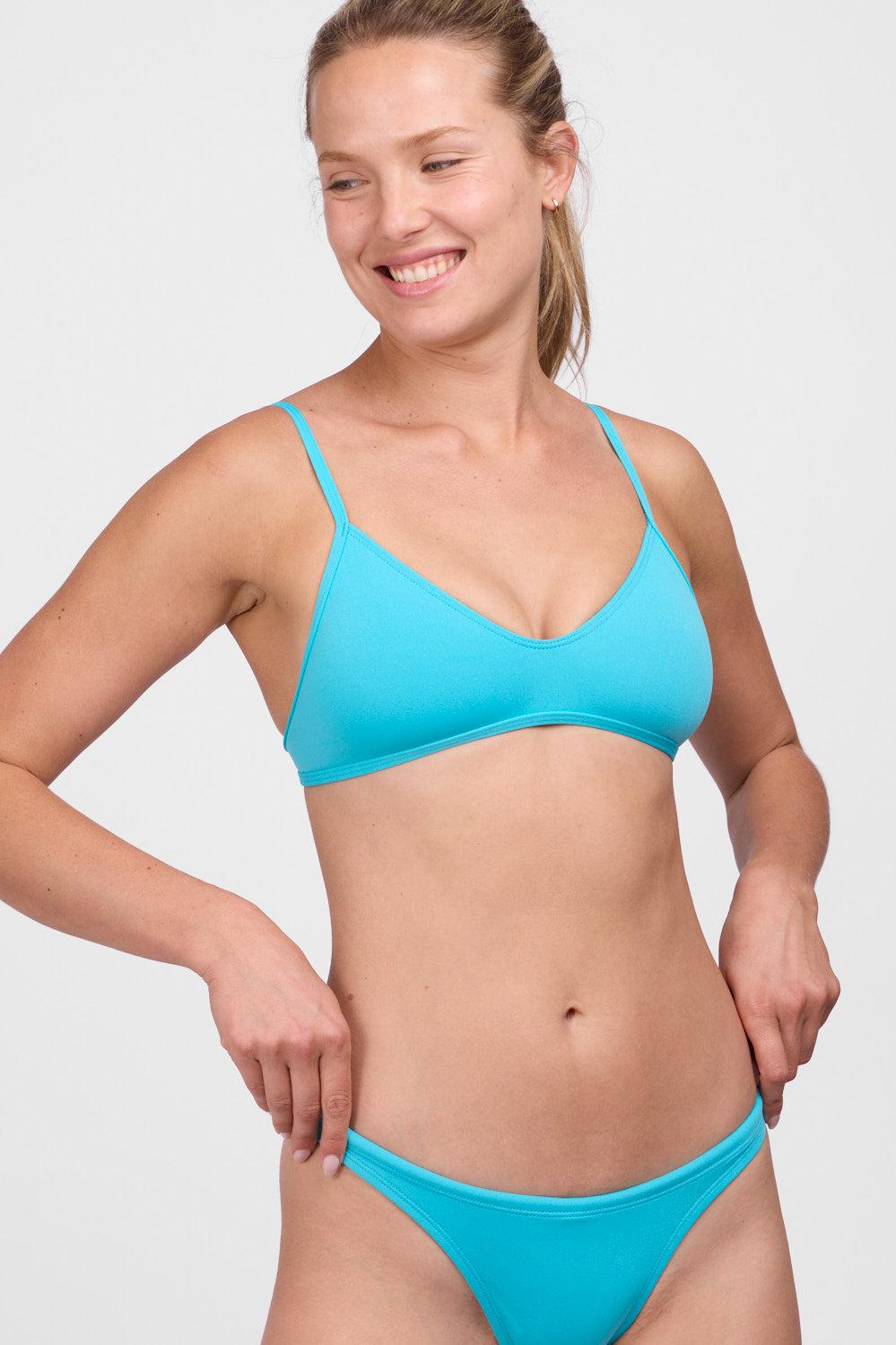 Tracy Bikini Top - Navy Product Image