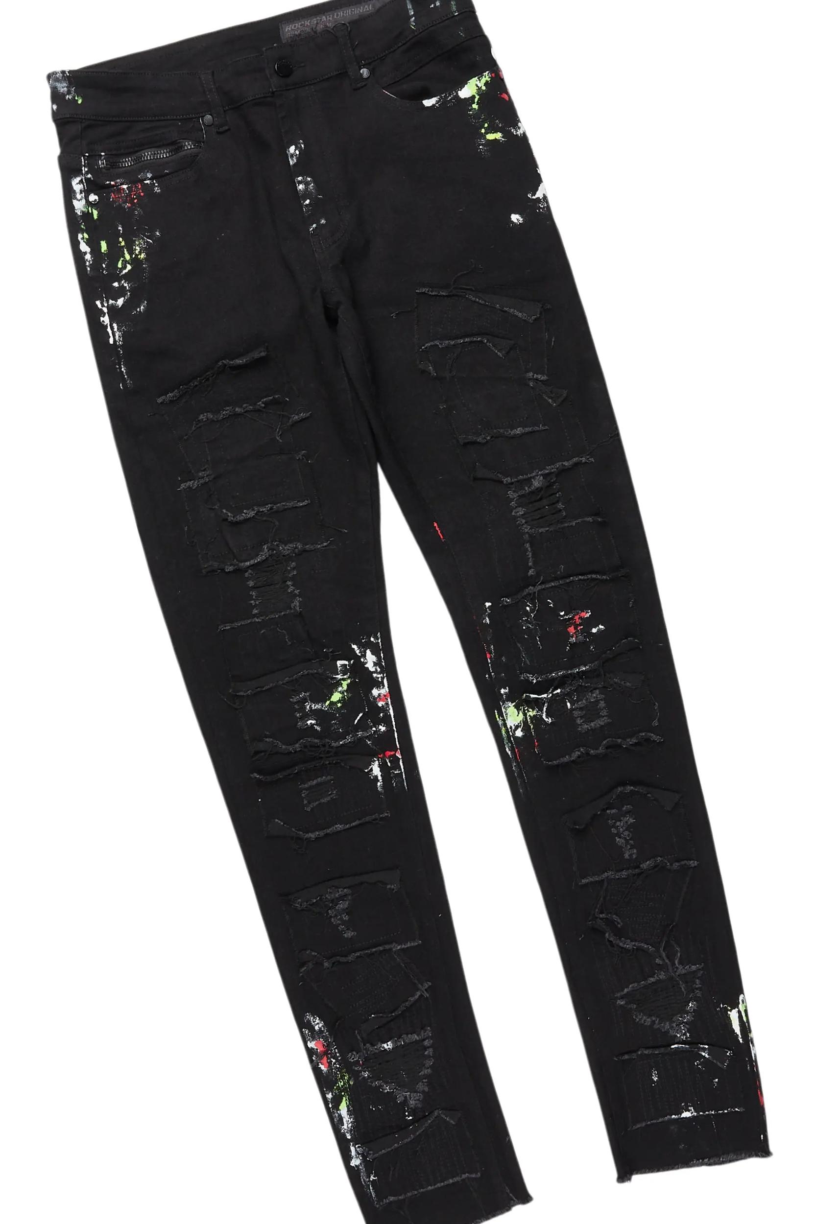 Barrett Black Hoodie/Slim Fit Jean Bundle Male Product Image