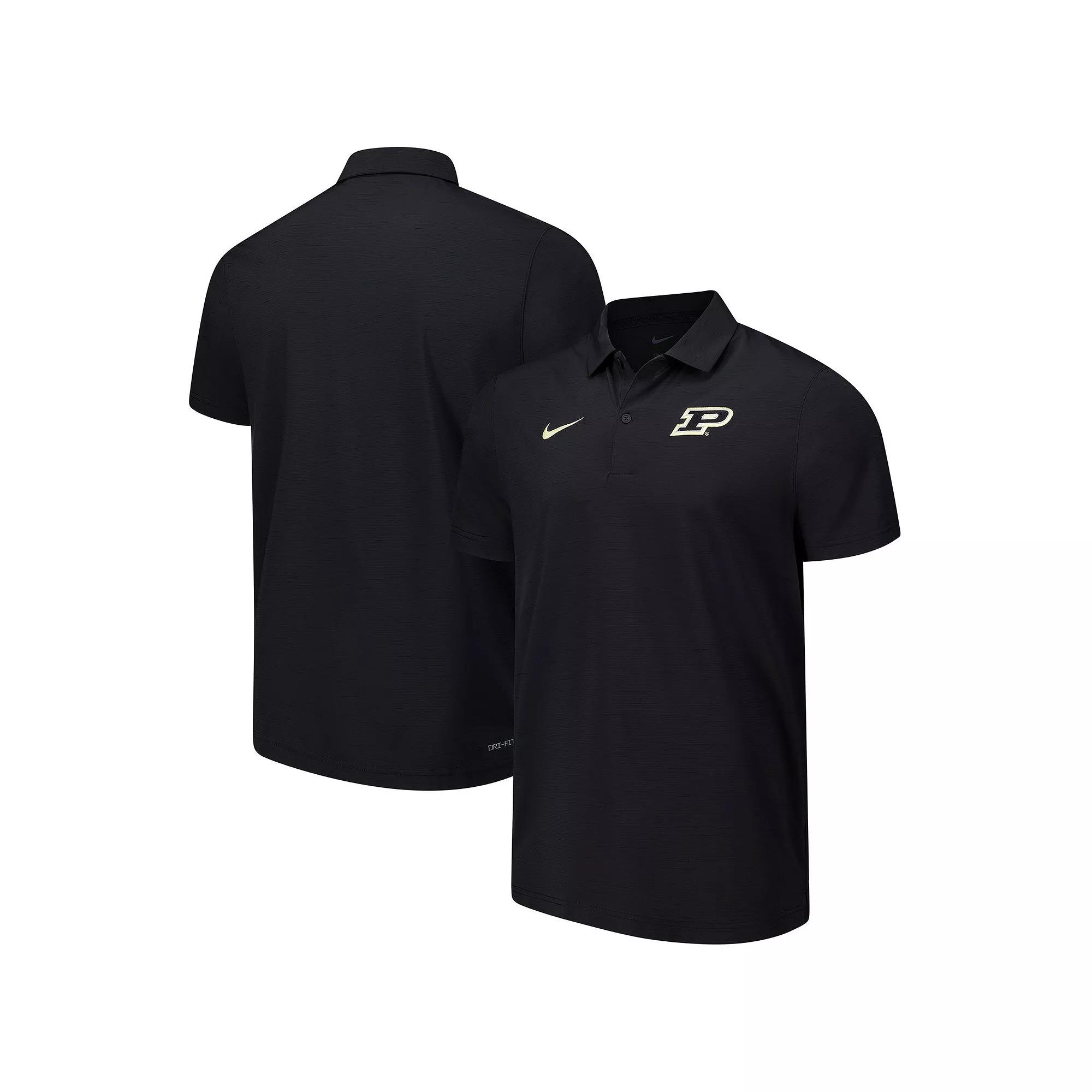 Men's Nike Black Purdue Boilermakers Performance Polo,  Product Image