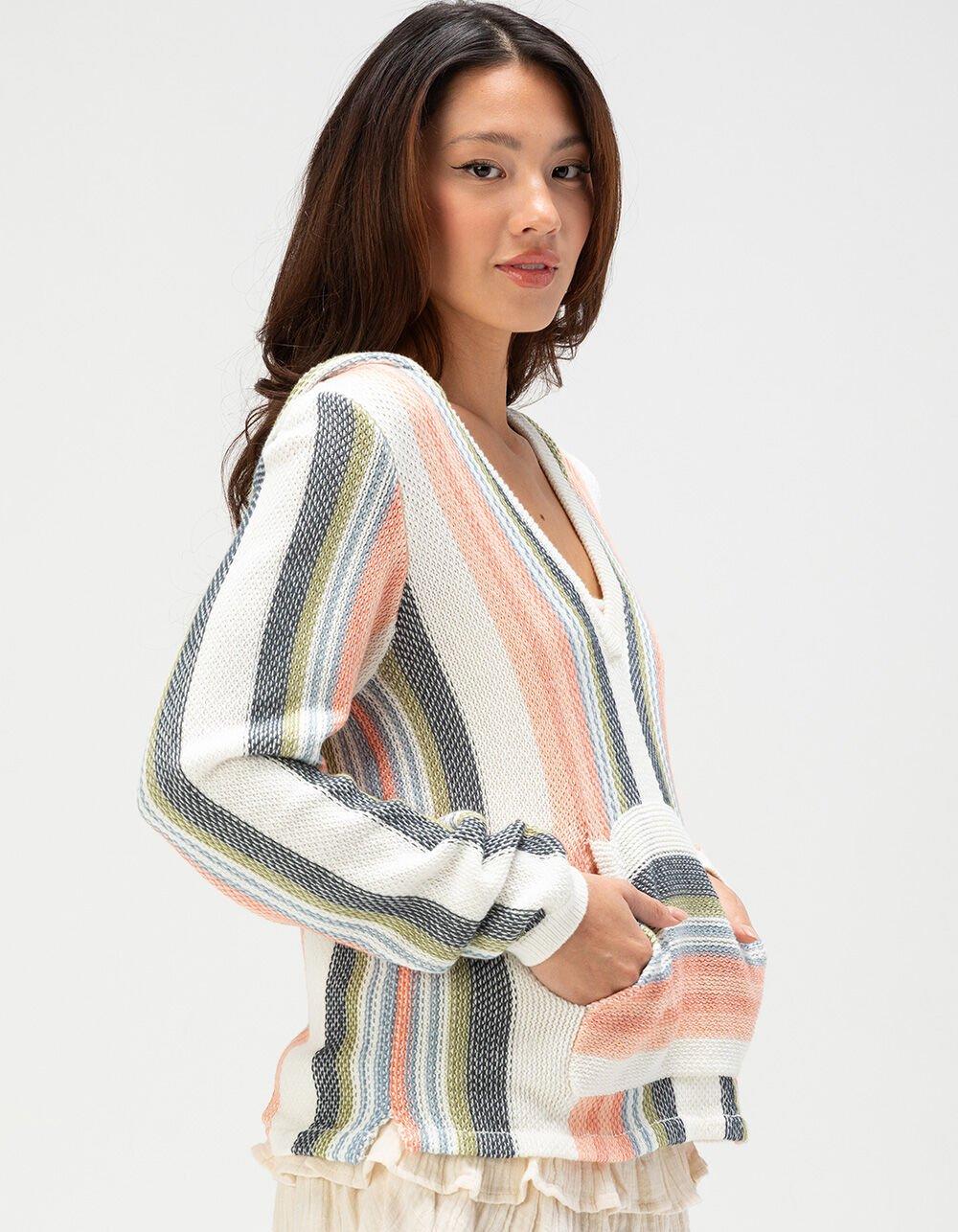 O'NEILL Catamaran Womens Hooded Sweater - WHITE COMBO Product Image