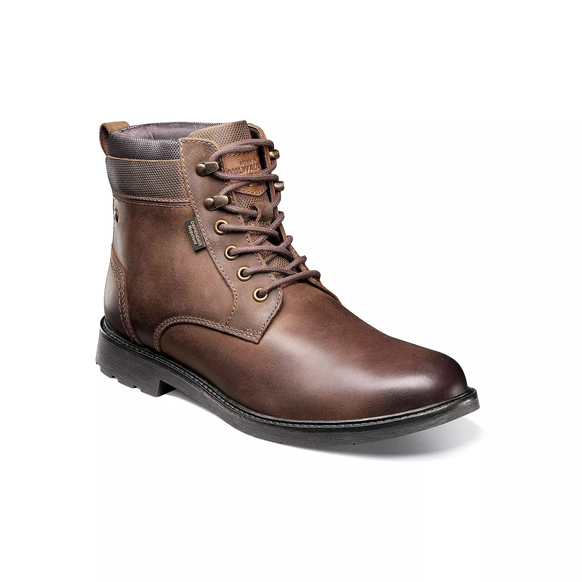 Nunn Bush® 1912 Men's Leather Ankle Boots, Size: 9.5, Brown Ch Product Image