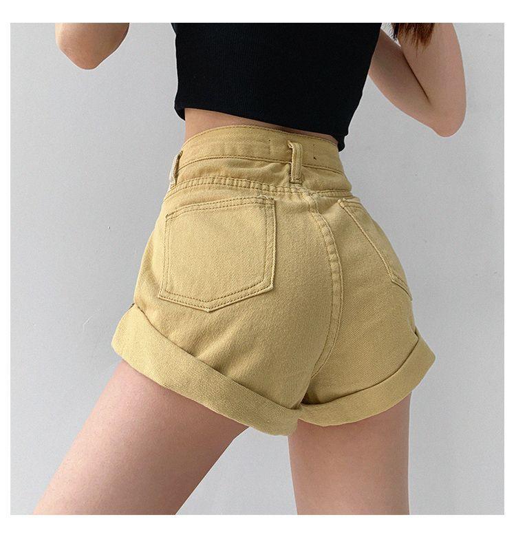 Rolled Denim Hot Shorts in 5 Colors Product Image
