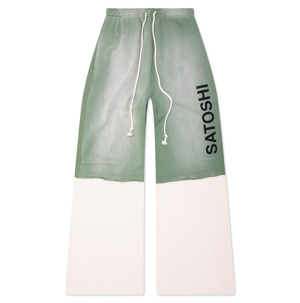 Double Layer Sweatpant - Green Male Product Image
