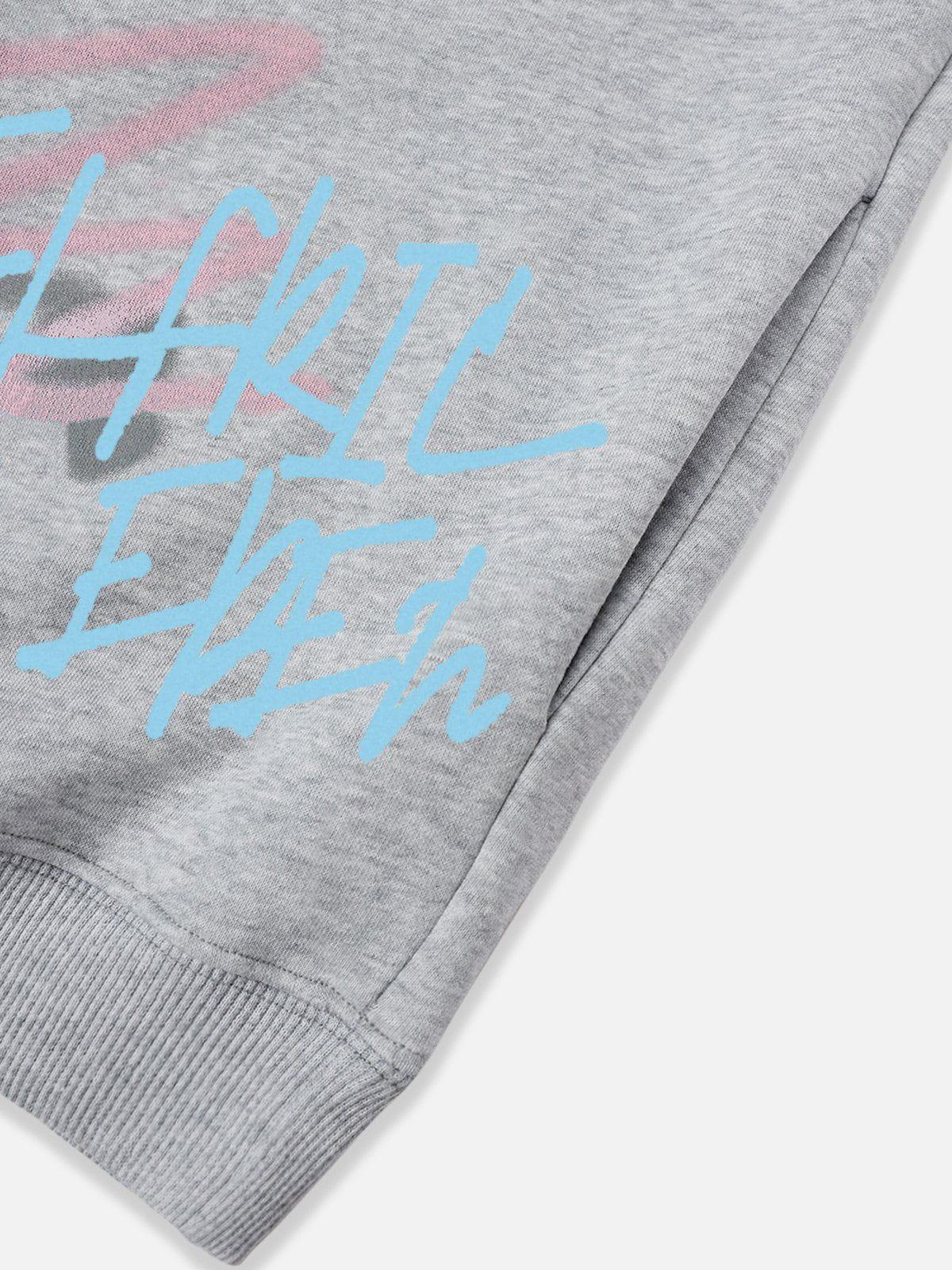 Aelfric Eden Cartoon Floral Graphic Hoodie Product Image