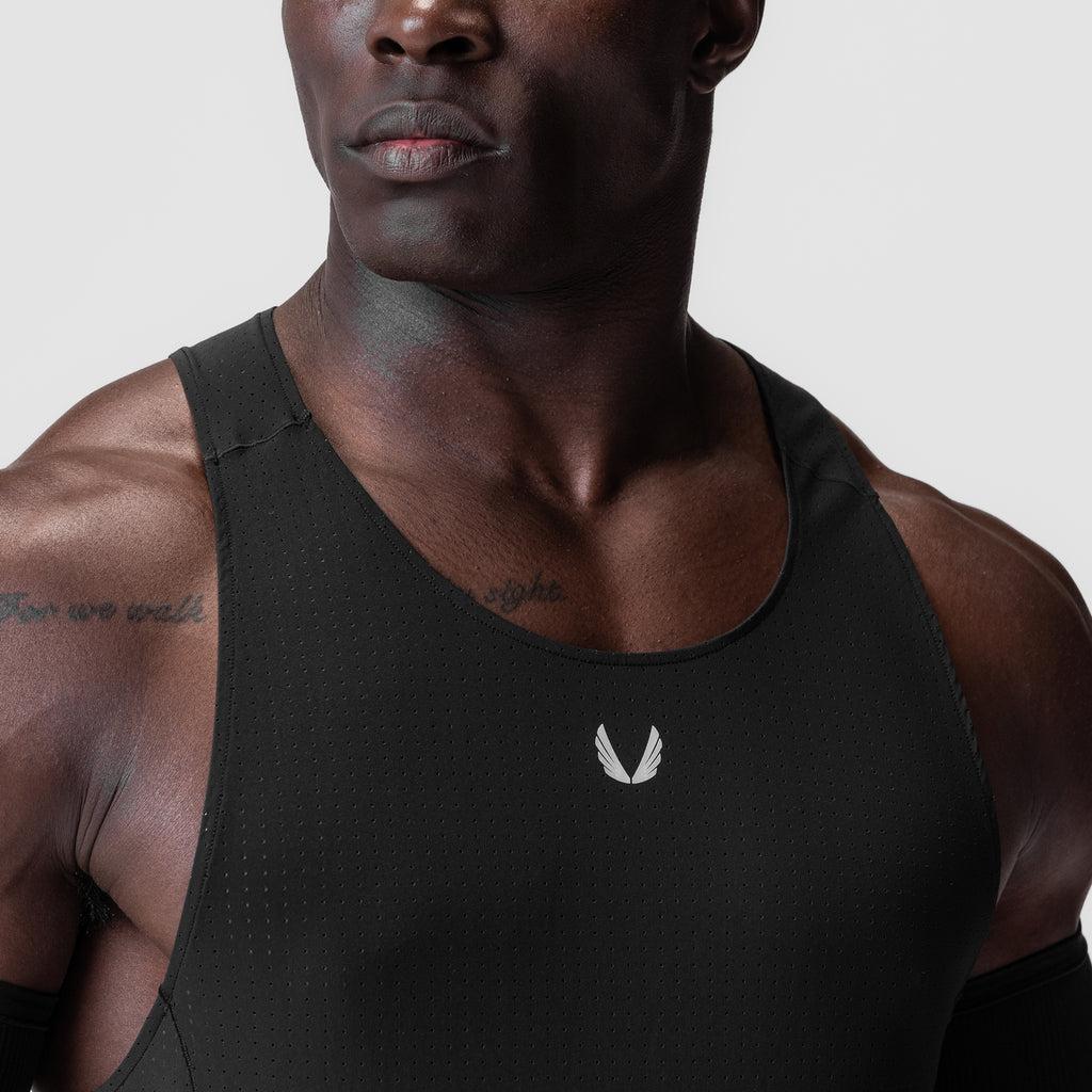 0949. Laser-Vent™ Singlet Tank - Black Product Image