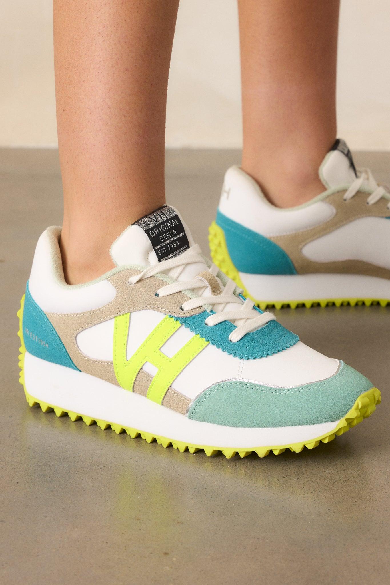 Vintage Havana Cosmic 5 Neon Yellow Multi Sneakers Product Image