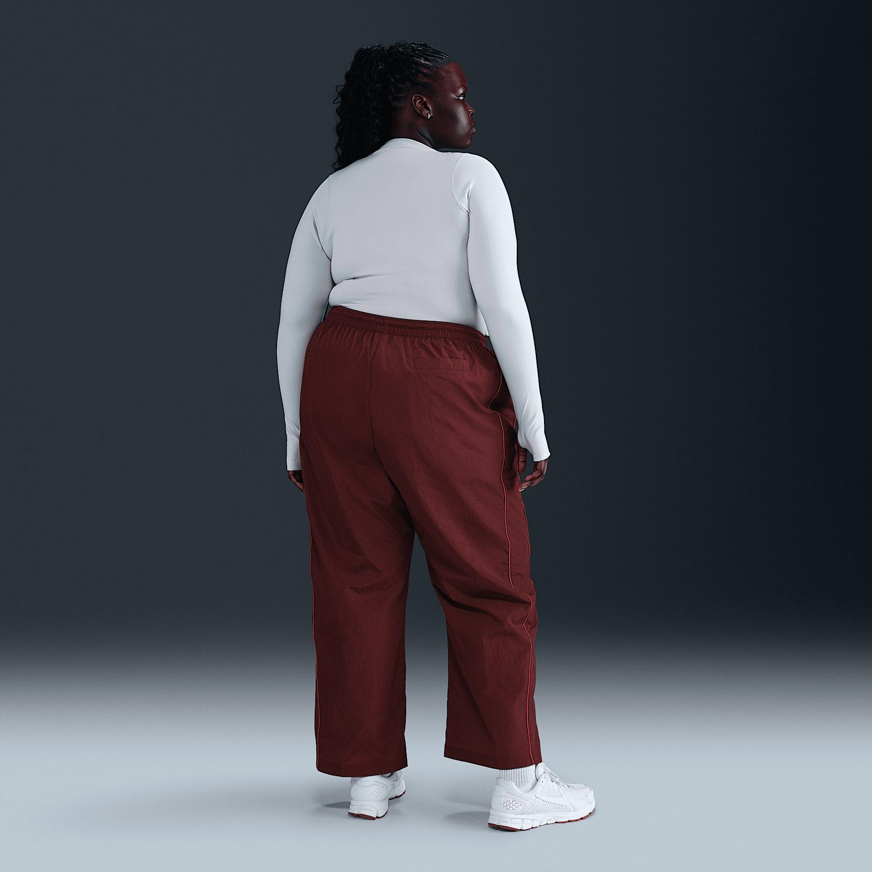 Nike Women's Windrunner High-Waisted Woven Open-Hem Pants (Plus Size) Product Image
