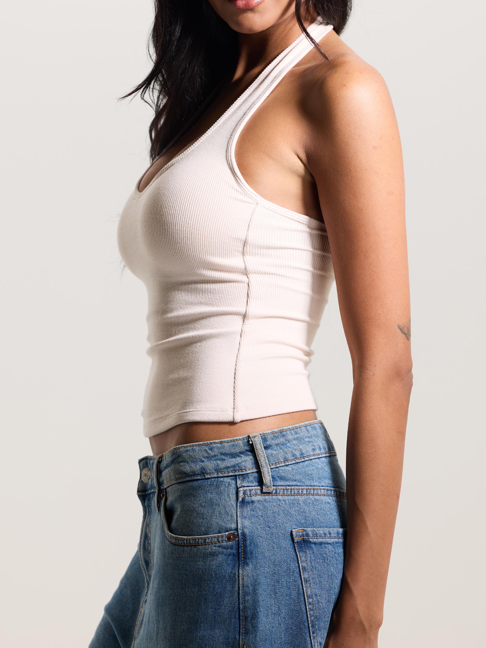 Ribbed Halter Brami Product Image