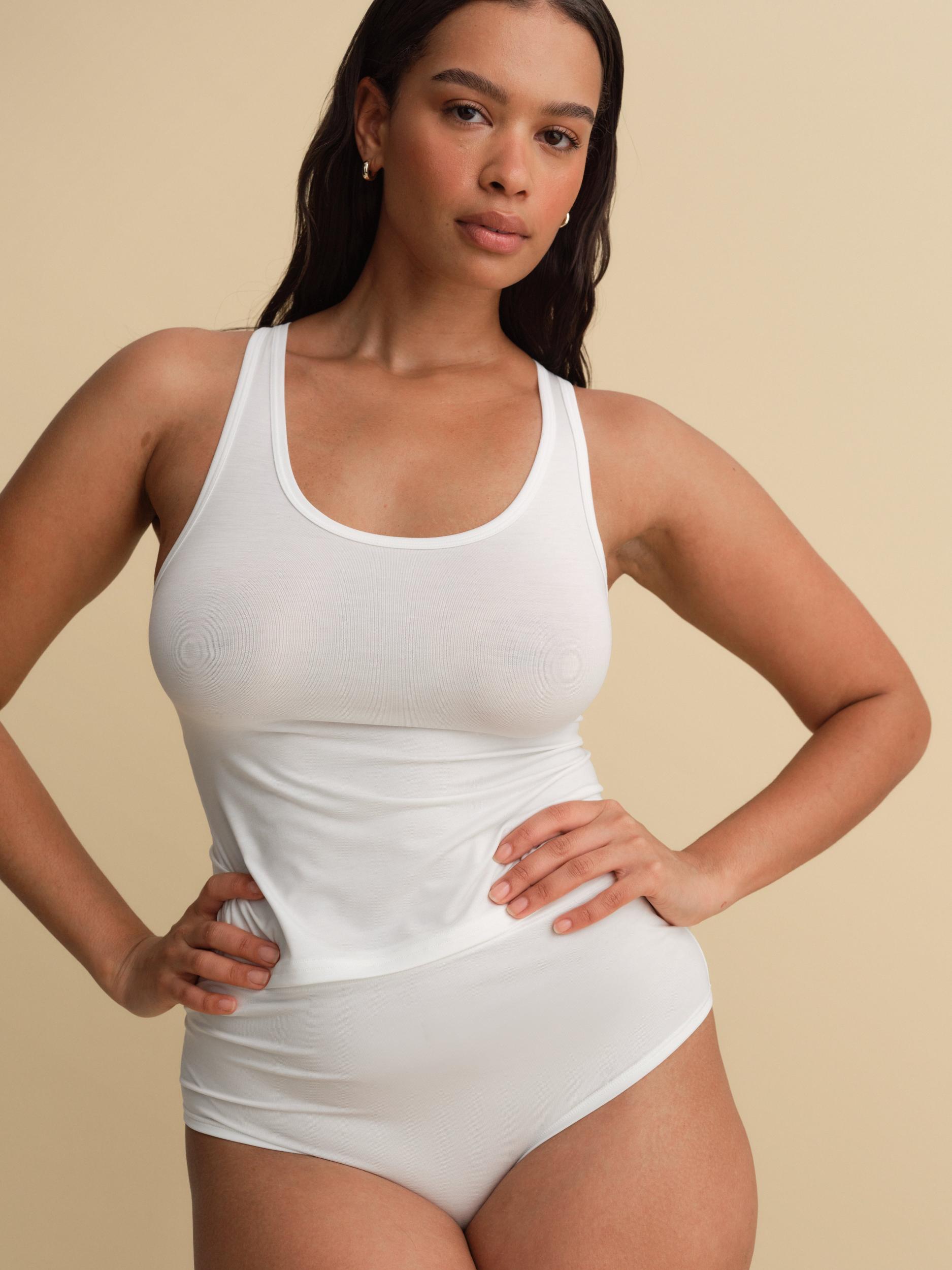 Tencel Comfort Wireless U-Neck Bra Female Product Image