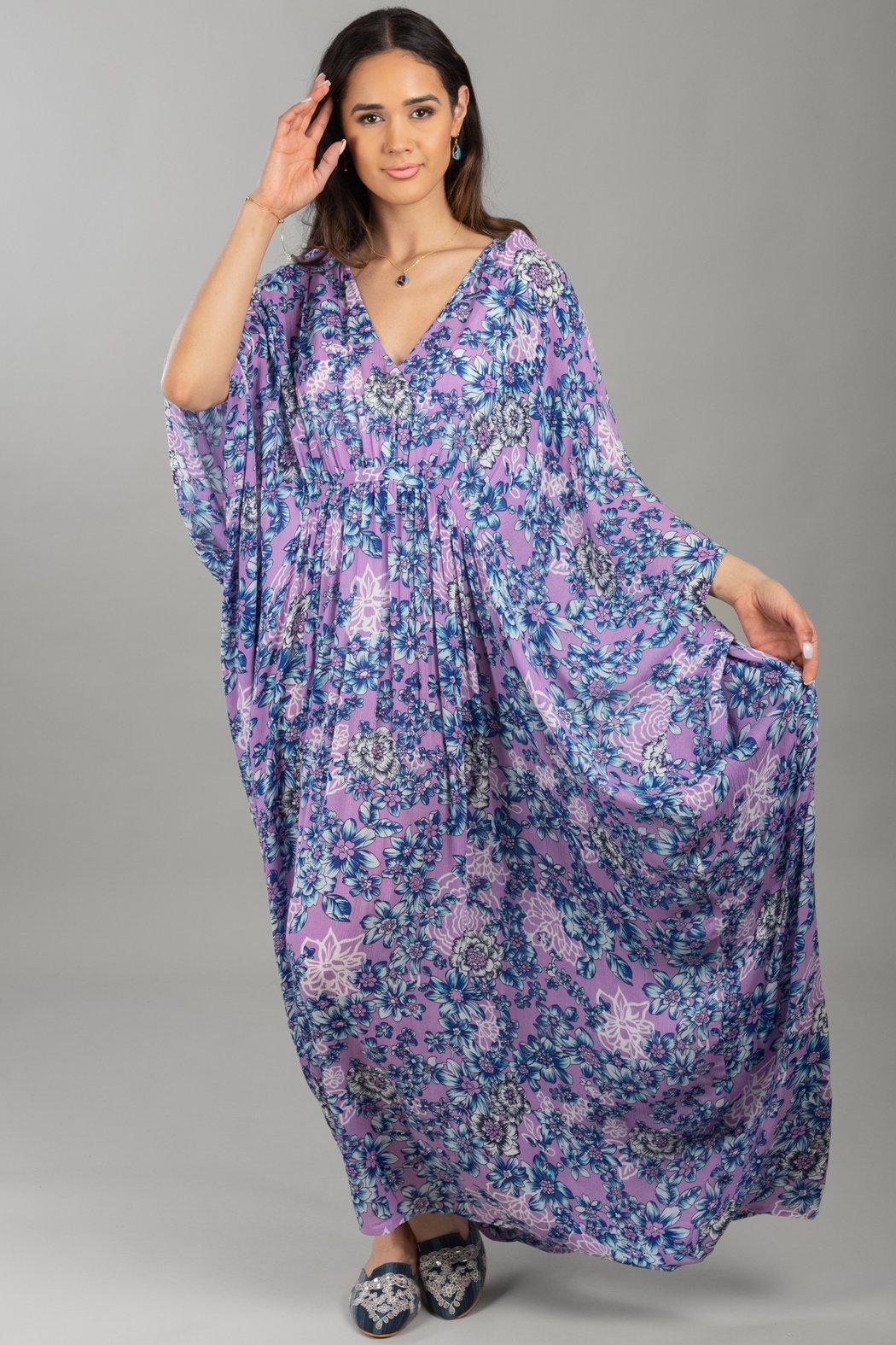 Floral Kaftan Maxi Dress Product Image