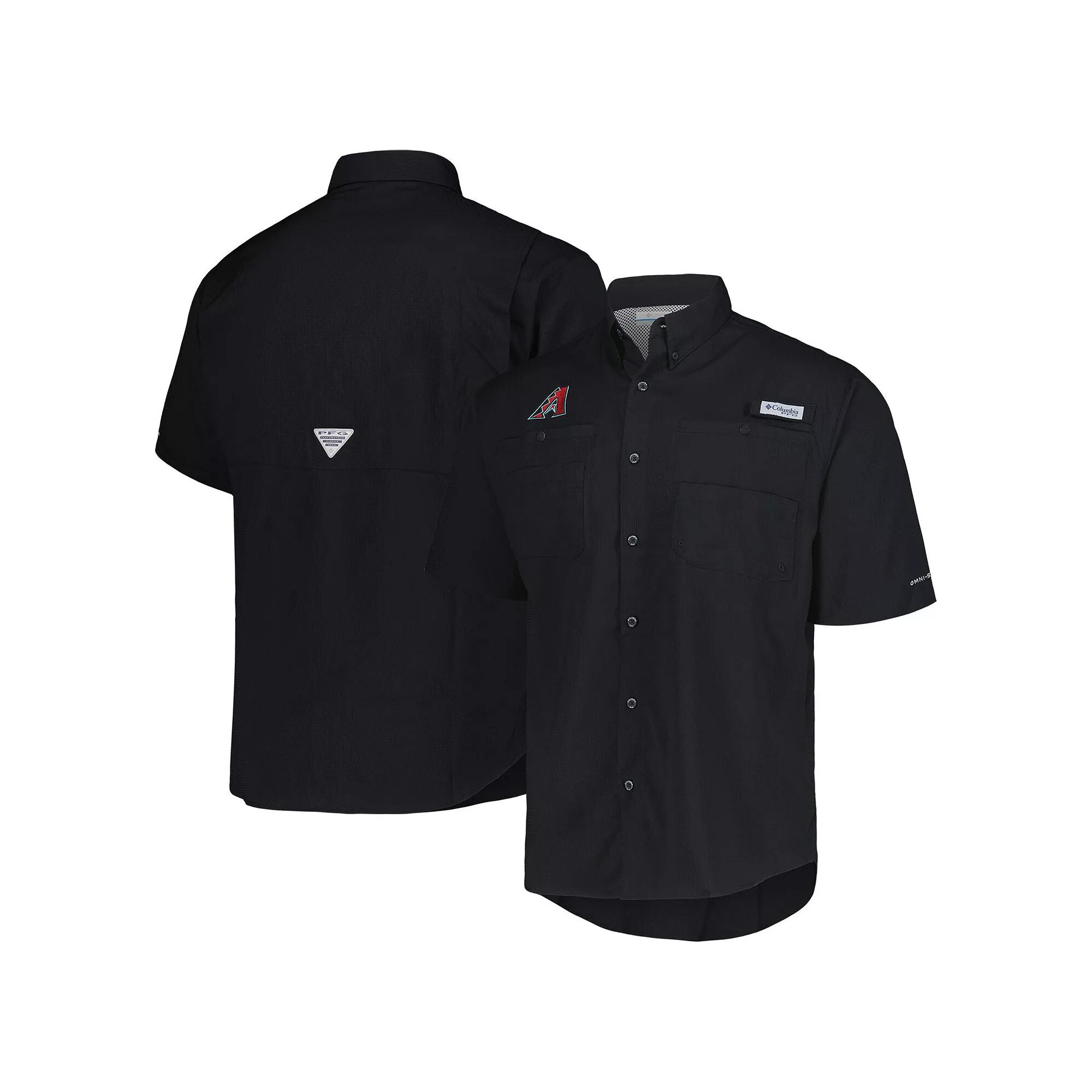 Men's Columbia Black Arizona Diamondbacks Tamiami Omni-Shade Button-Down Shirt,  Product Image