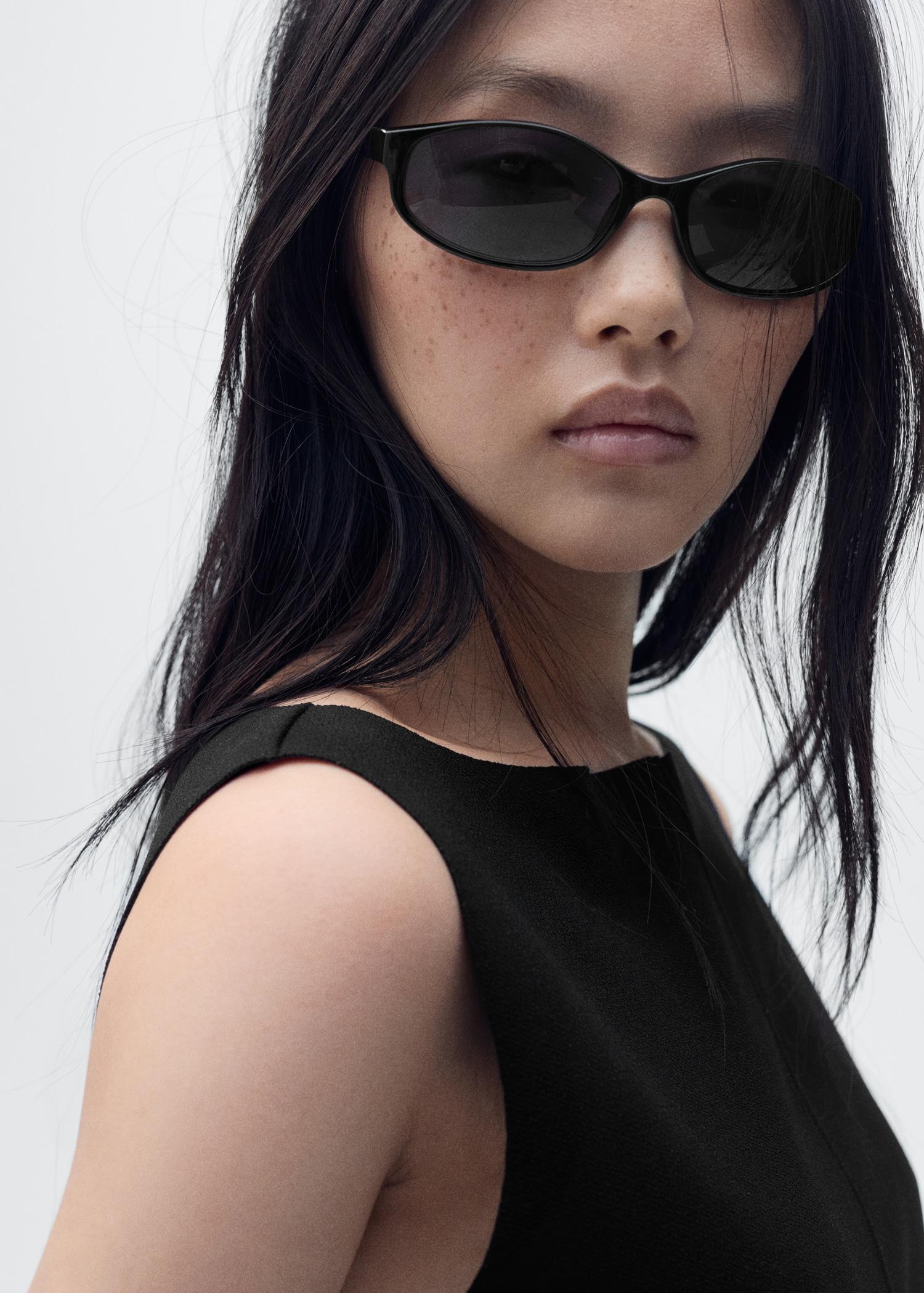 Boat-neck knitted top - Women | MANGO USA Product Image