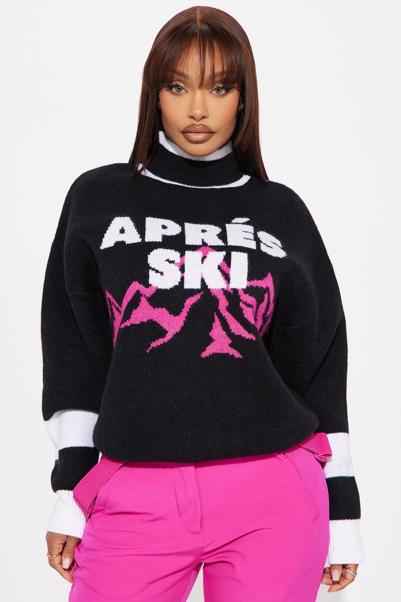 Après Ski Pullover Sweater - Black/combo Product Image