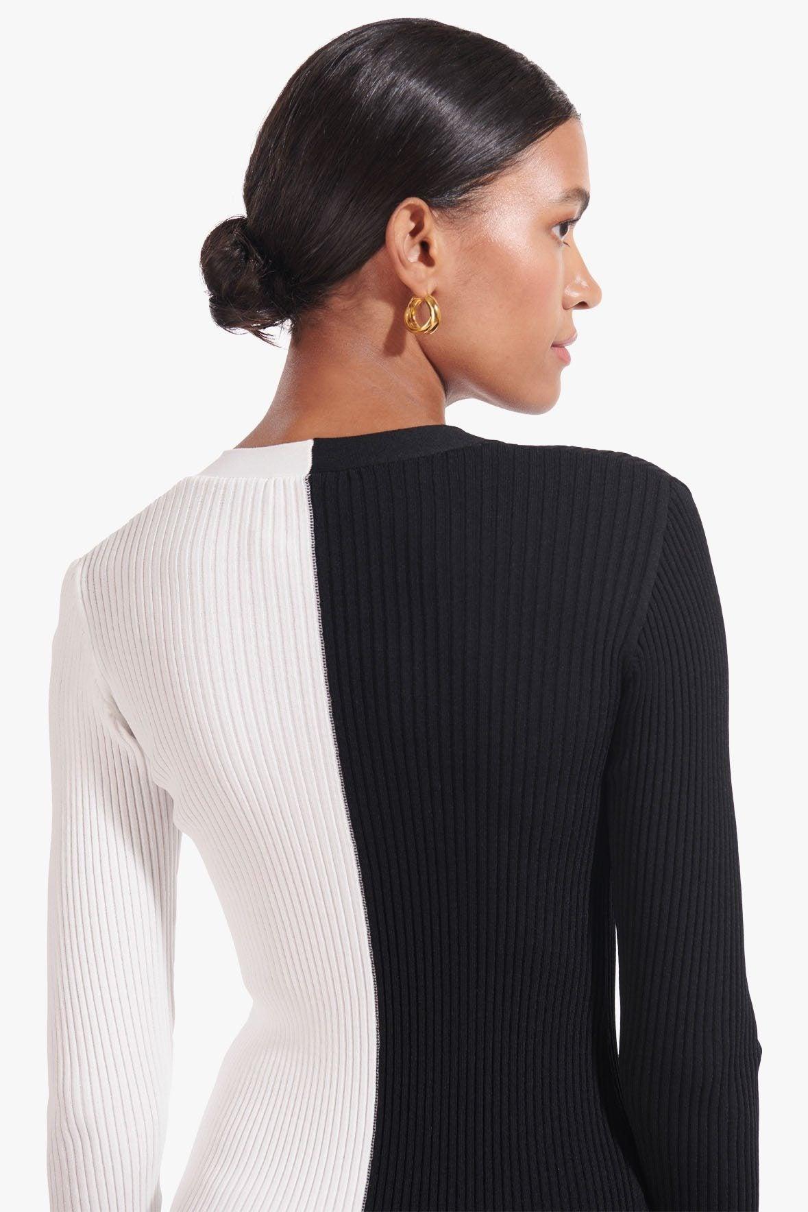 SHOKO SWEATER | BLACK WHITE Product Image