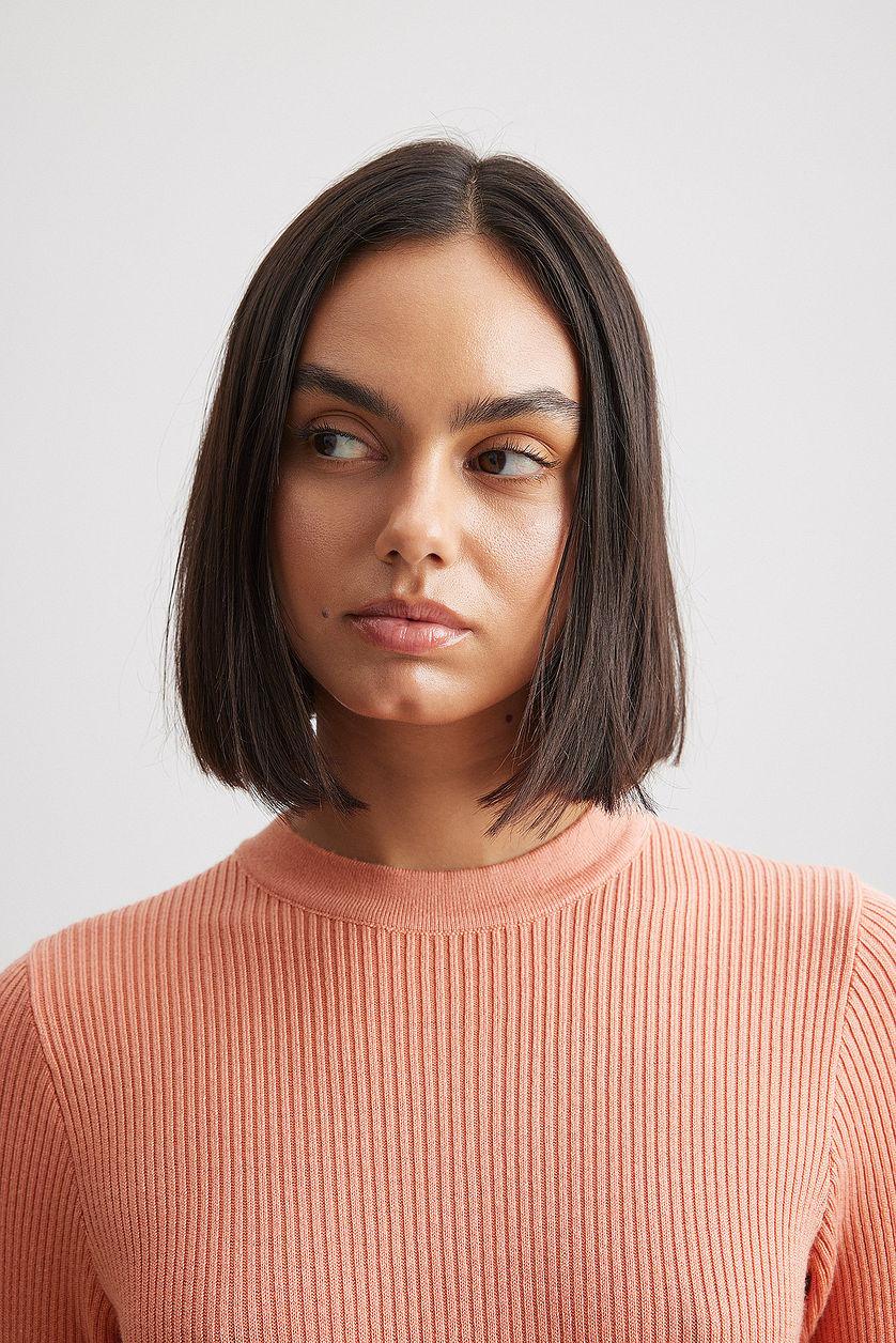 Ribbed Knitted Midi Dress Product Image