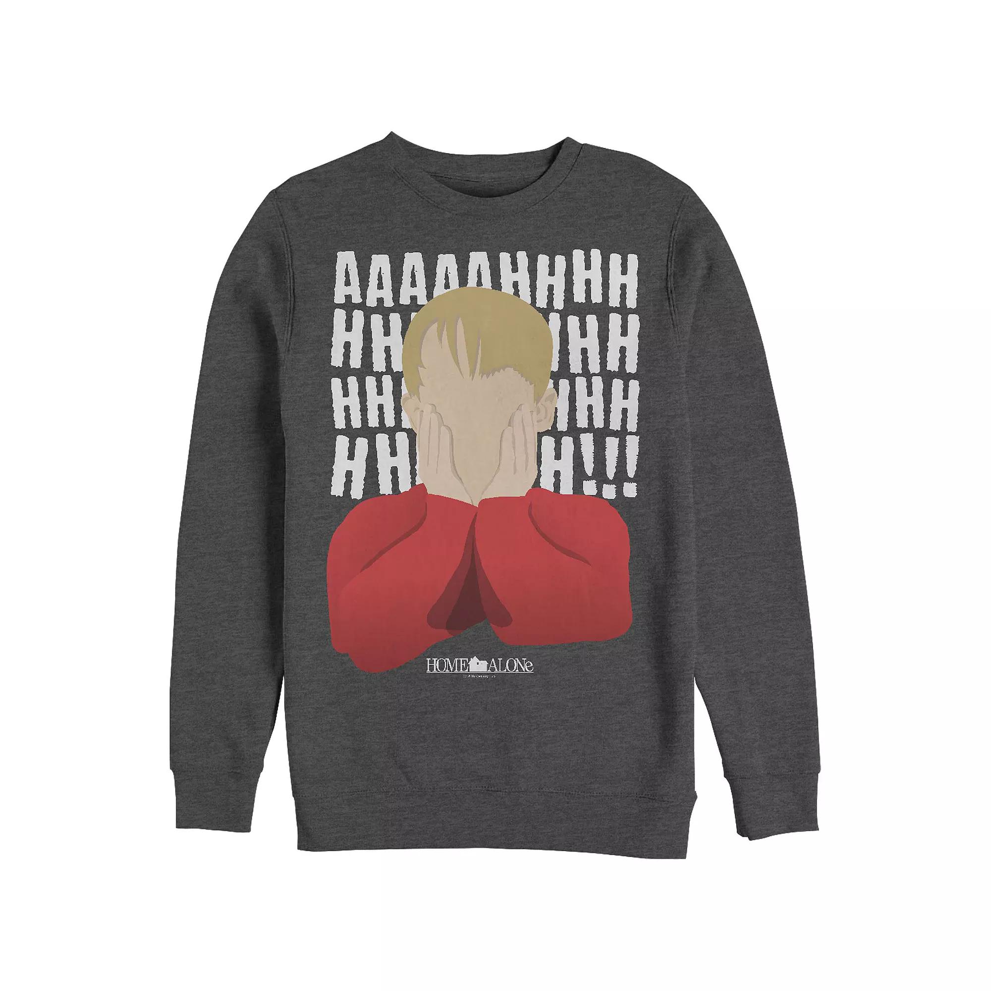 Big & Tall Home Alone Kevin's Scream Graphic Fleece, Men's,  Product Image