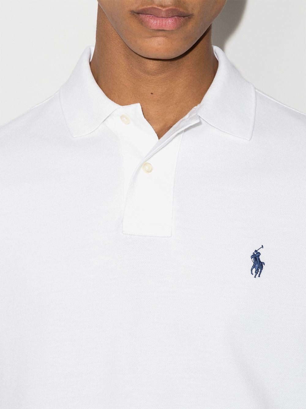 logo-embroidered polo shirt Product Image