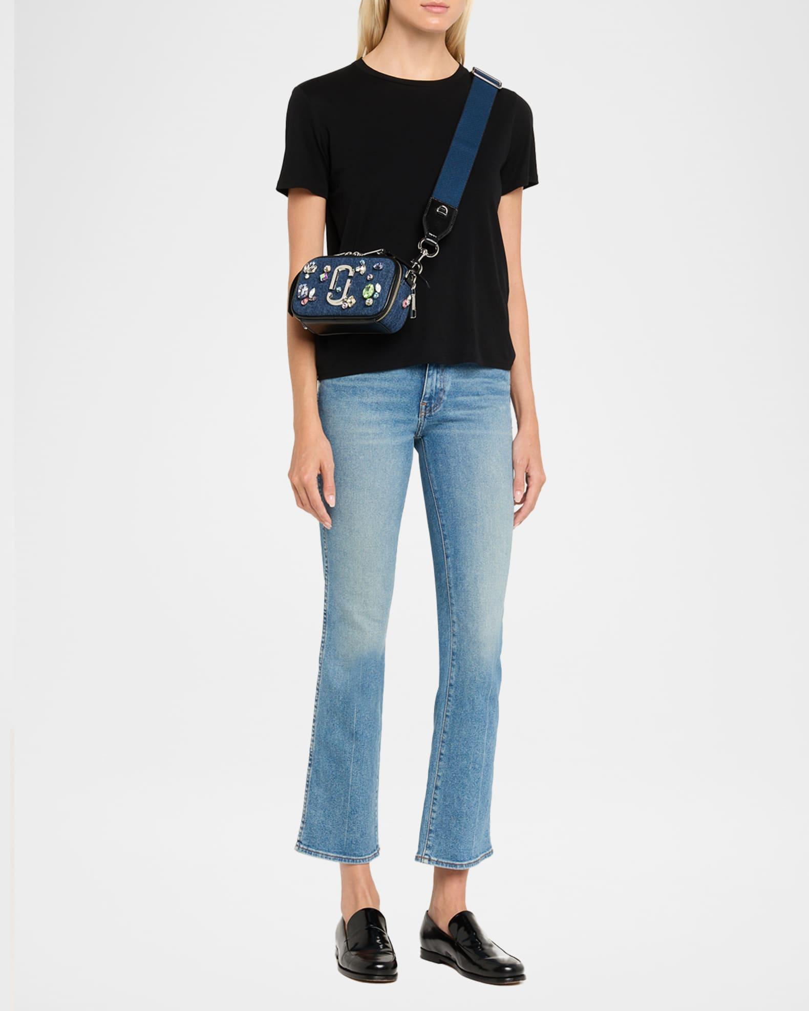 The Snapshot Embellished Denim Crossbody Bag Product Image