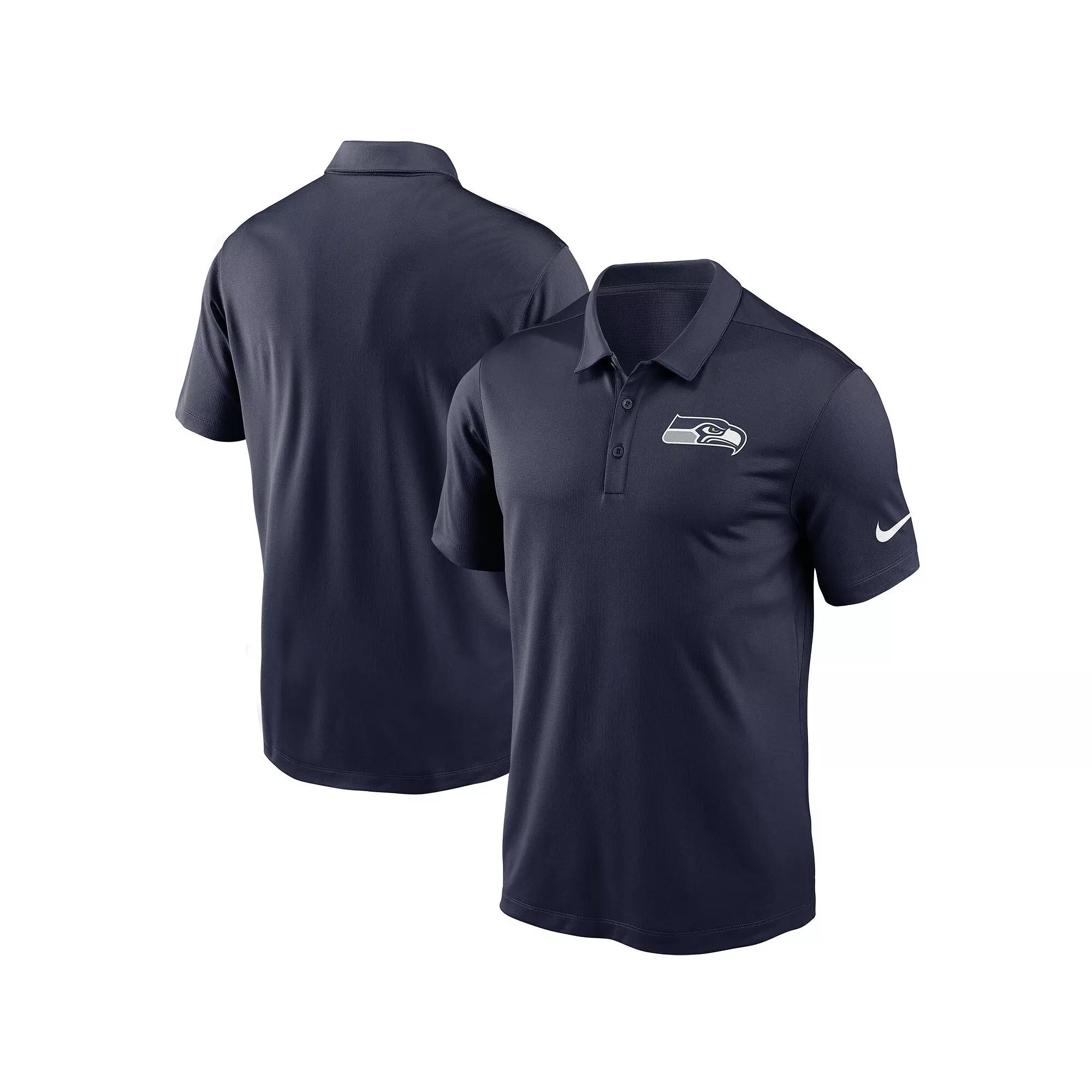 Men's Nike Black Minnesota Vikings Fan Gear Franchise Heat-Sealed Graphic Team Polo,  Product Image