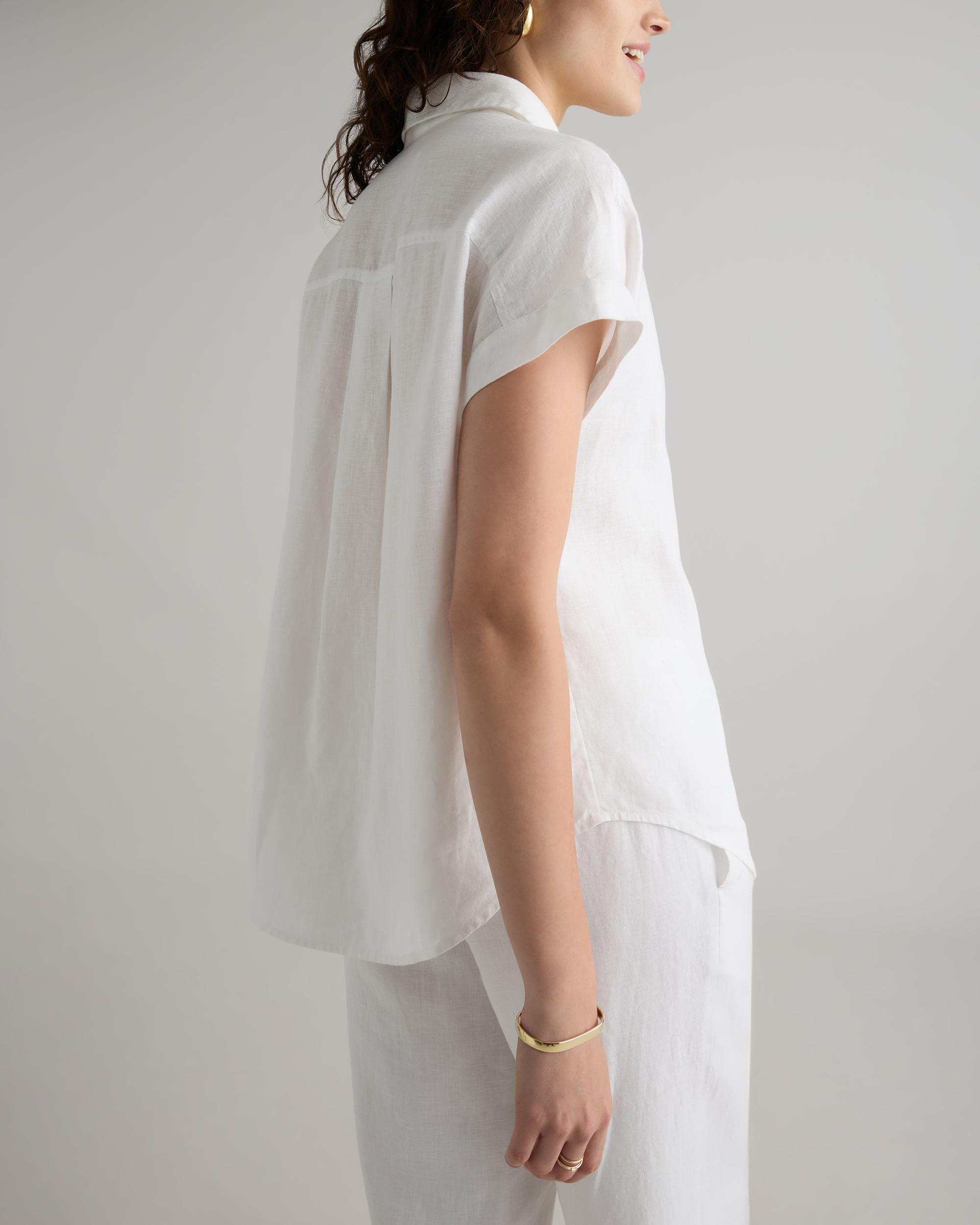 Quince | Women's 100% European Linen Camp Shirt Product Image