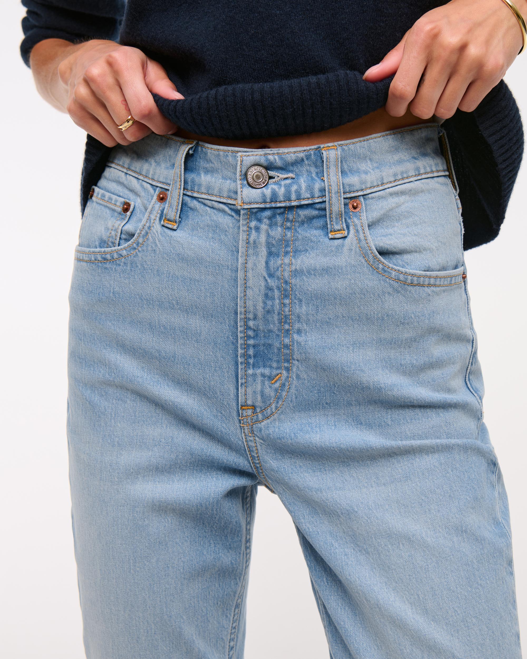 Ultra High Rise Ankle Straight Jean Product Image