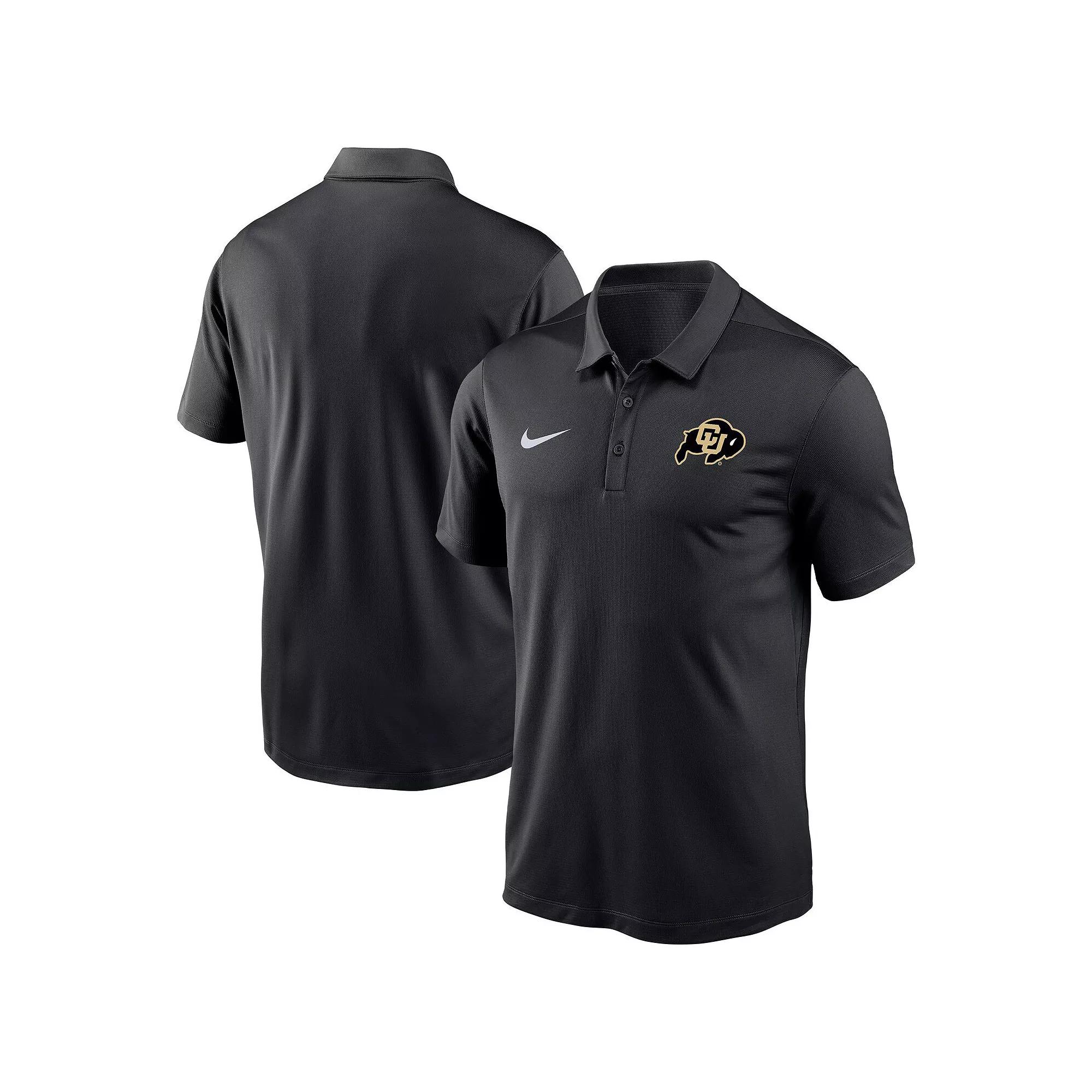 Men's Nike Black Iowa State Cyclones Victory Solid Performance Polo,  Product Image