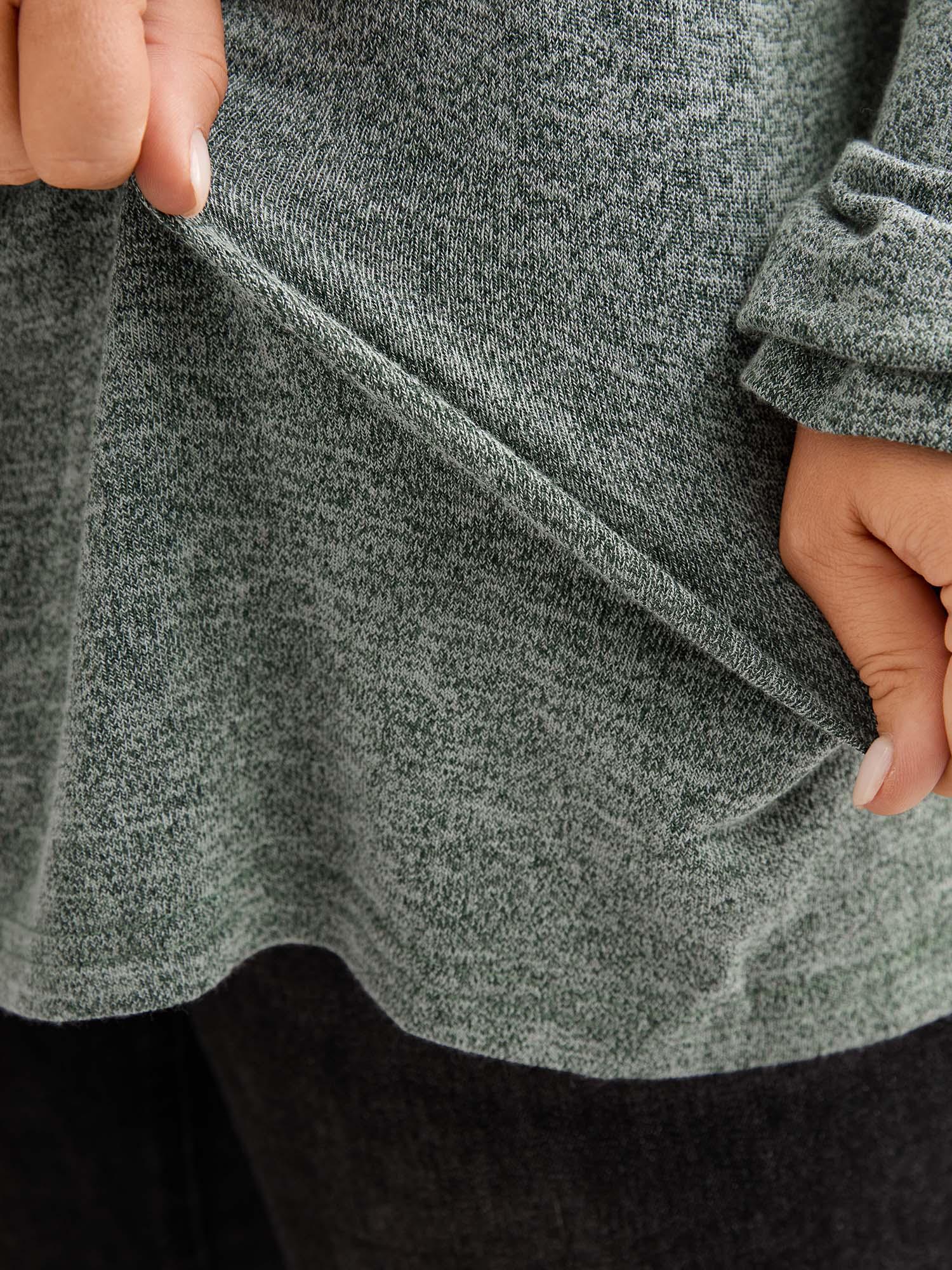 Plus Size Supersoft Heart Motif Tie-Dye Stretchy T-Shirt Lightpink Women Playful Non Round Neck Casual T-shirts BloomChic 10/M Product Image