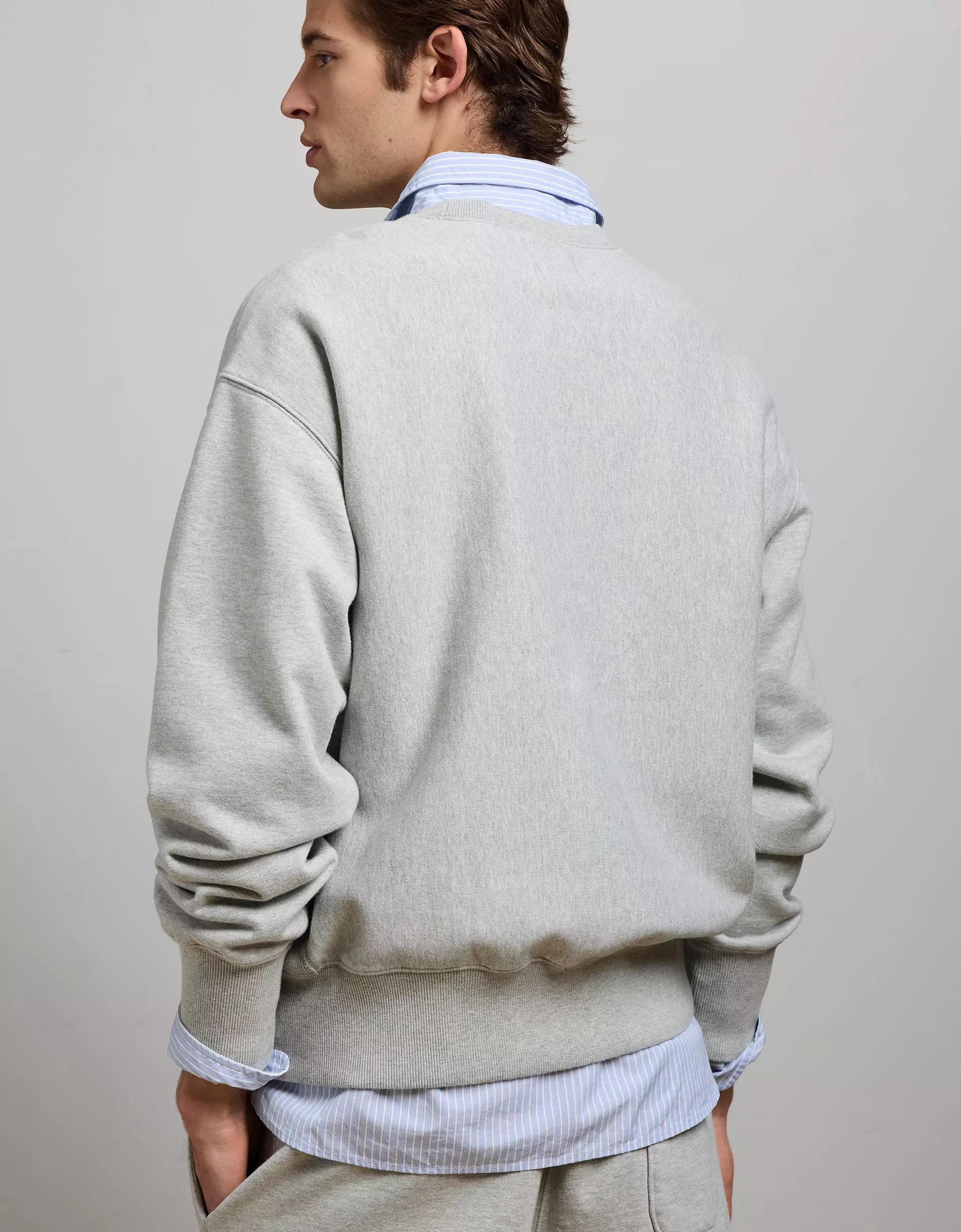 AE77 Premium Fleece Crew Neck Sweatshirt Product Image