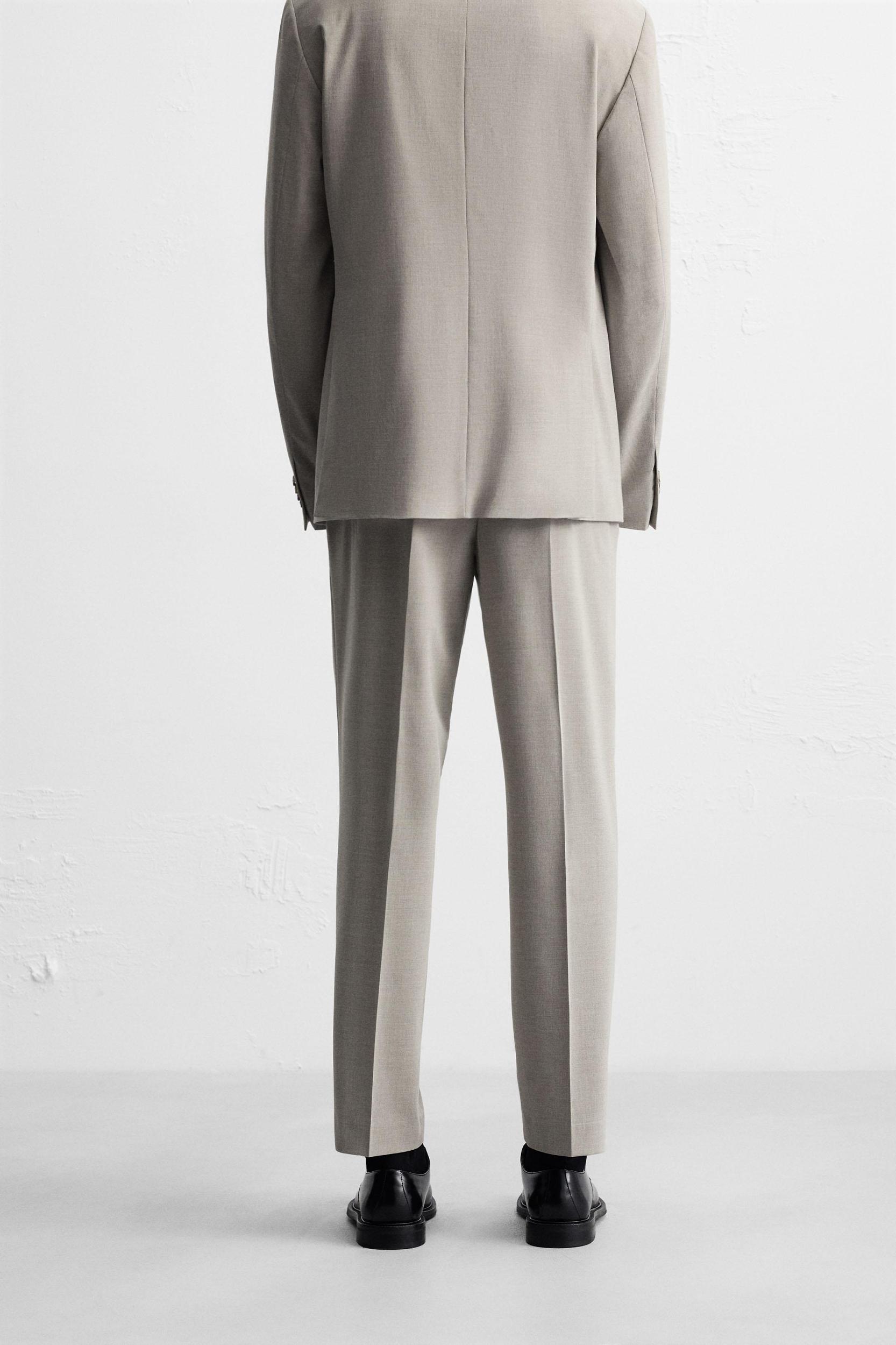 TEXTURED SUIT PANTS Product Image