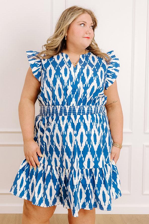 Mediterranean Dream Mini Dress Curves Product Image