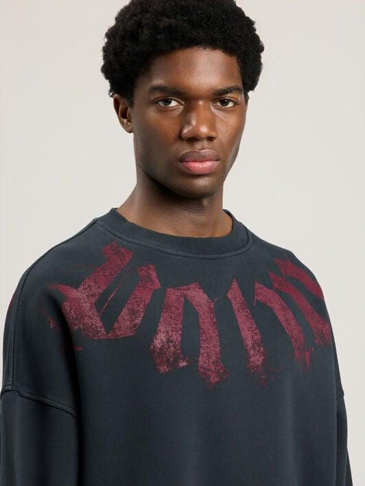 Big Neck Logo Loose Sweatshirt Product Image