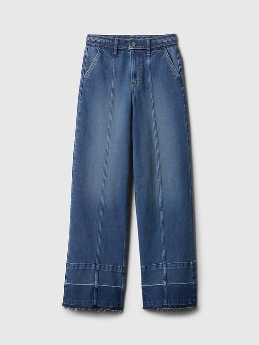 High Rise Stride Wide-Leg Jeans Product Image