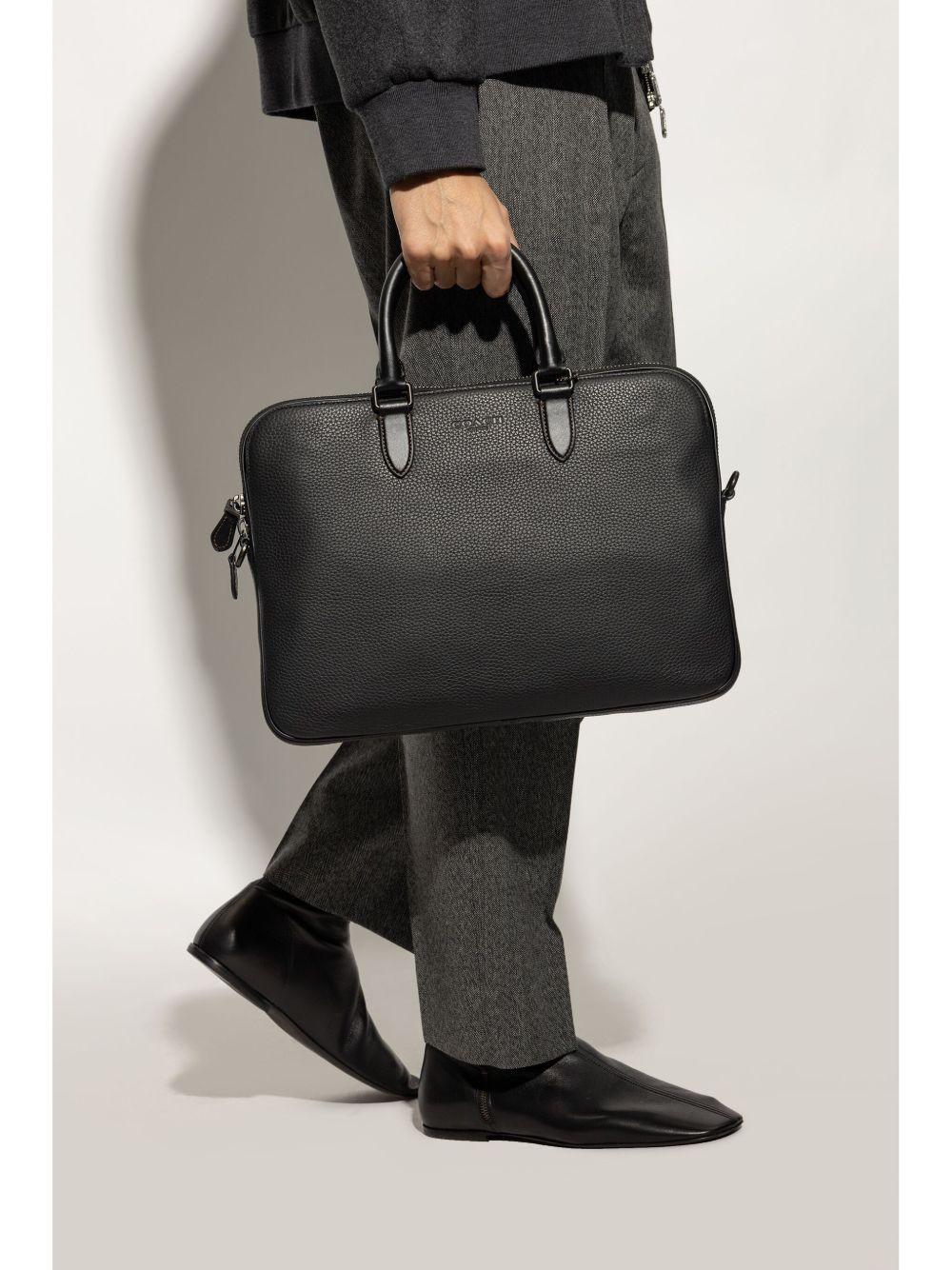 logo-embossed laptop bag Product Image