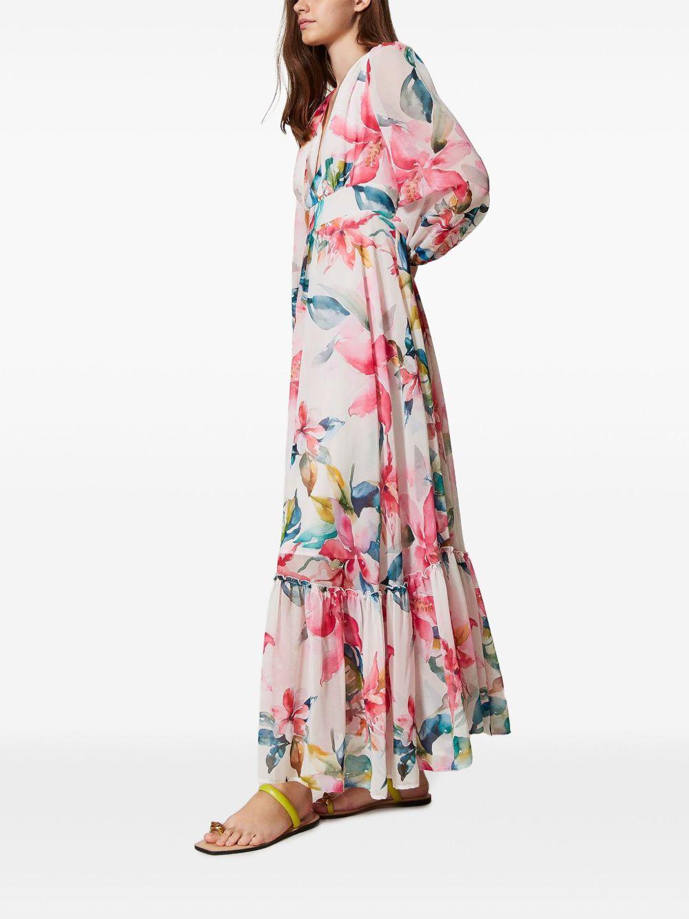 floral-print maxi dress Product Image
