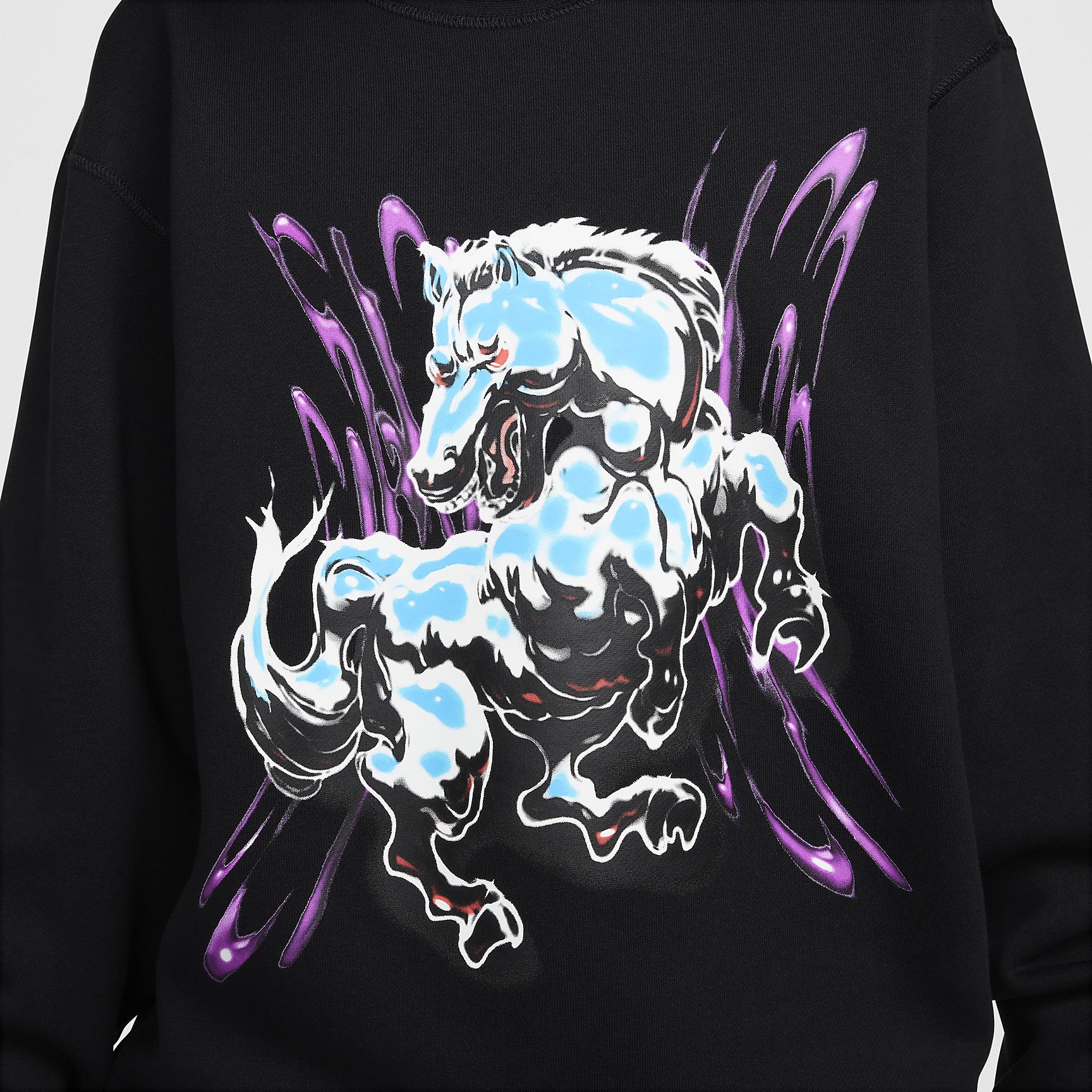 Mens Nike SB Fleece Skate Crew | HQ3035-010 Product Image