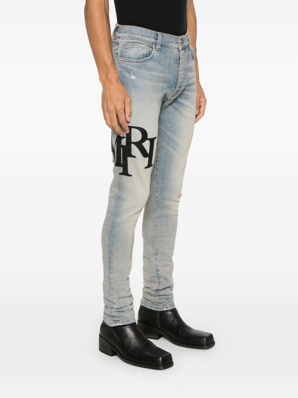 Staggered-logo jeans Product Image