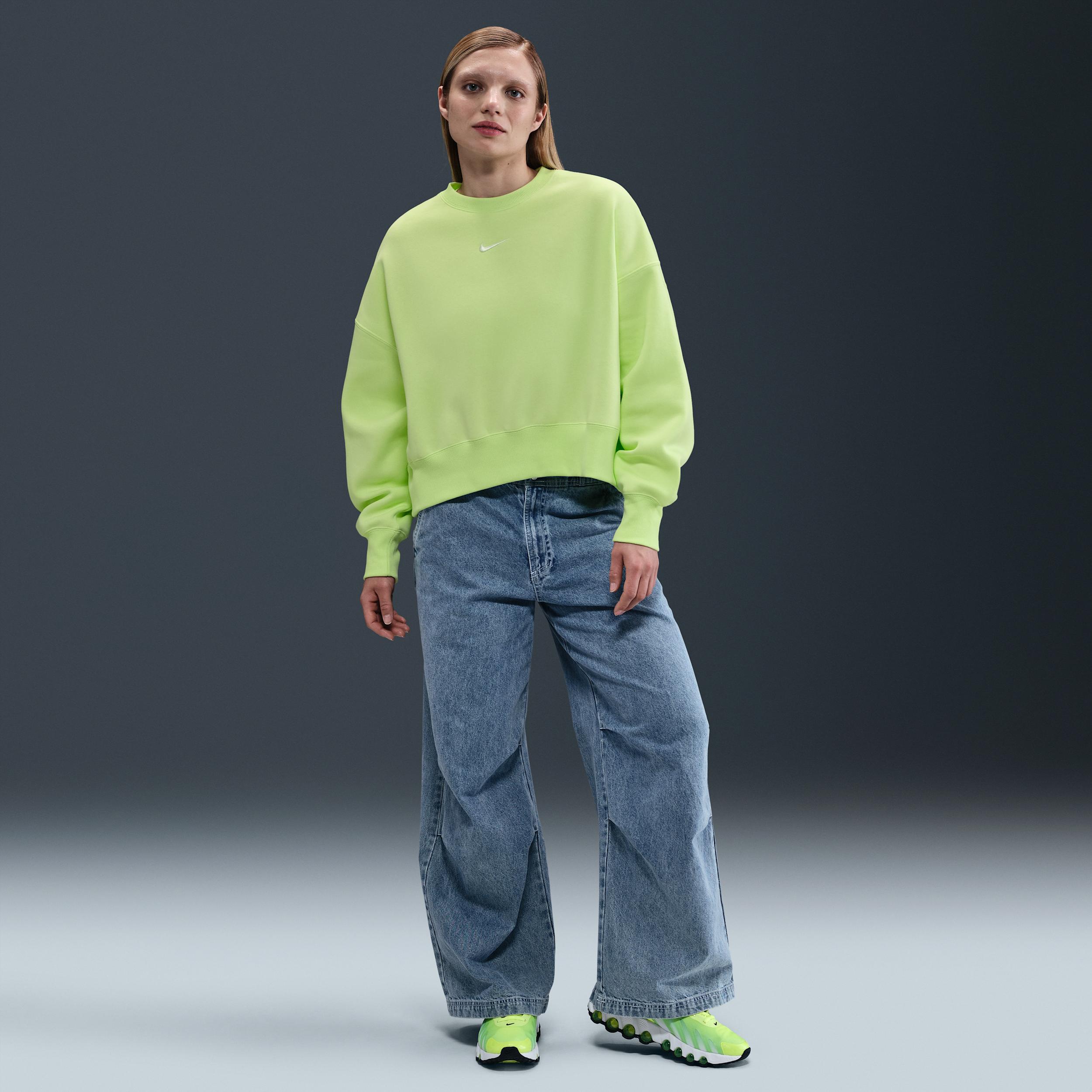 Women's Nike Sportswear Phoenix Fleece Over-Oversized Crew-Neck Sweatshirt Product Image