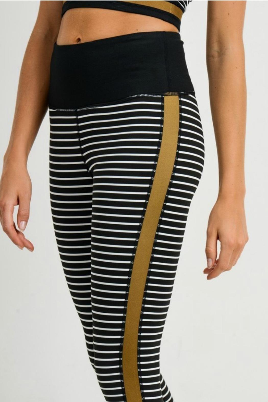 Striped Colorblock Legging Product Image