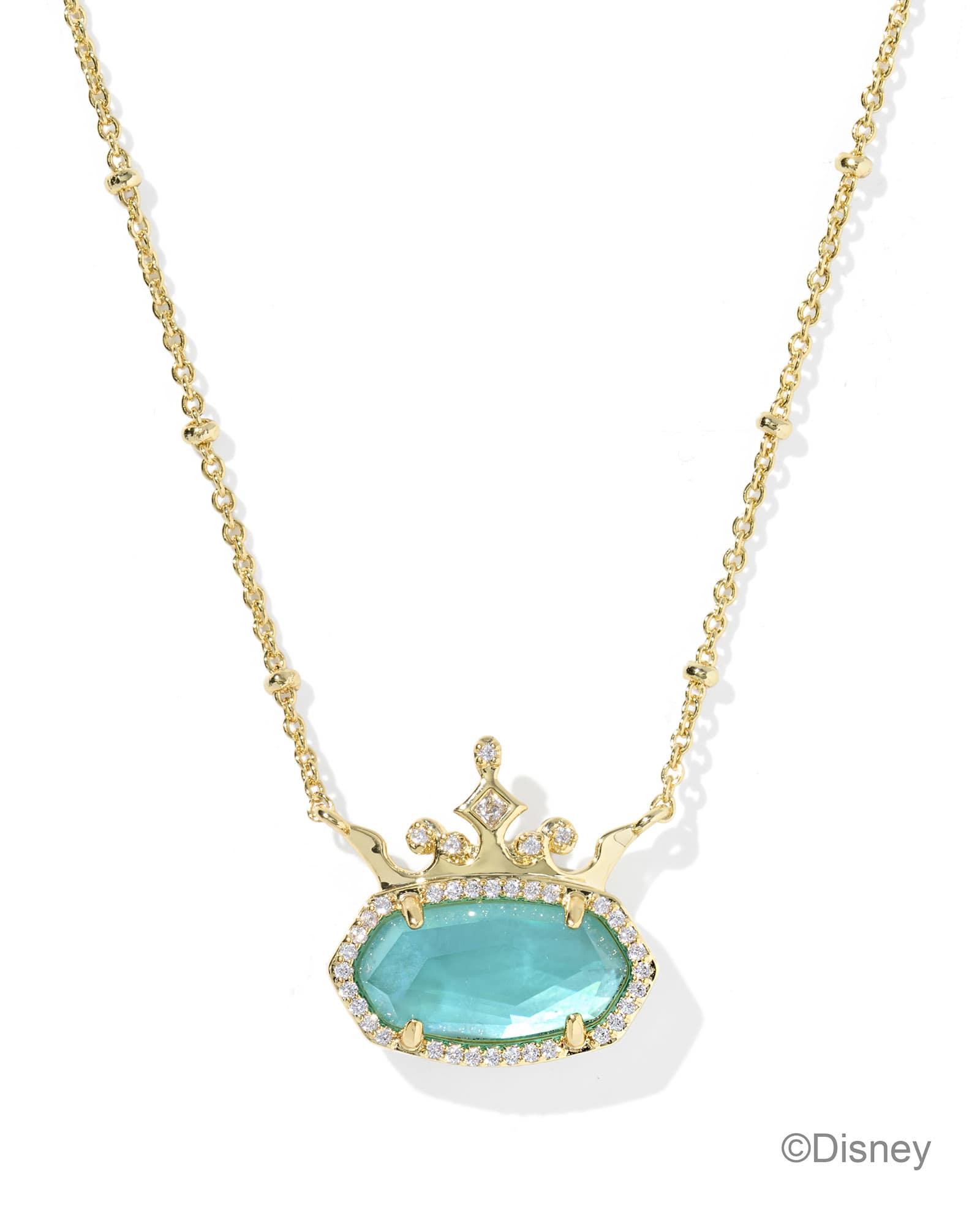 Disney | Kendra Scott Elisa Princess Gold Short Pendant Necklace Product Image