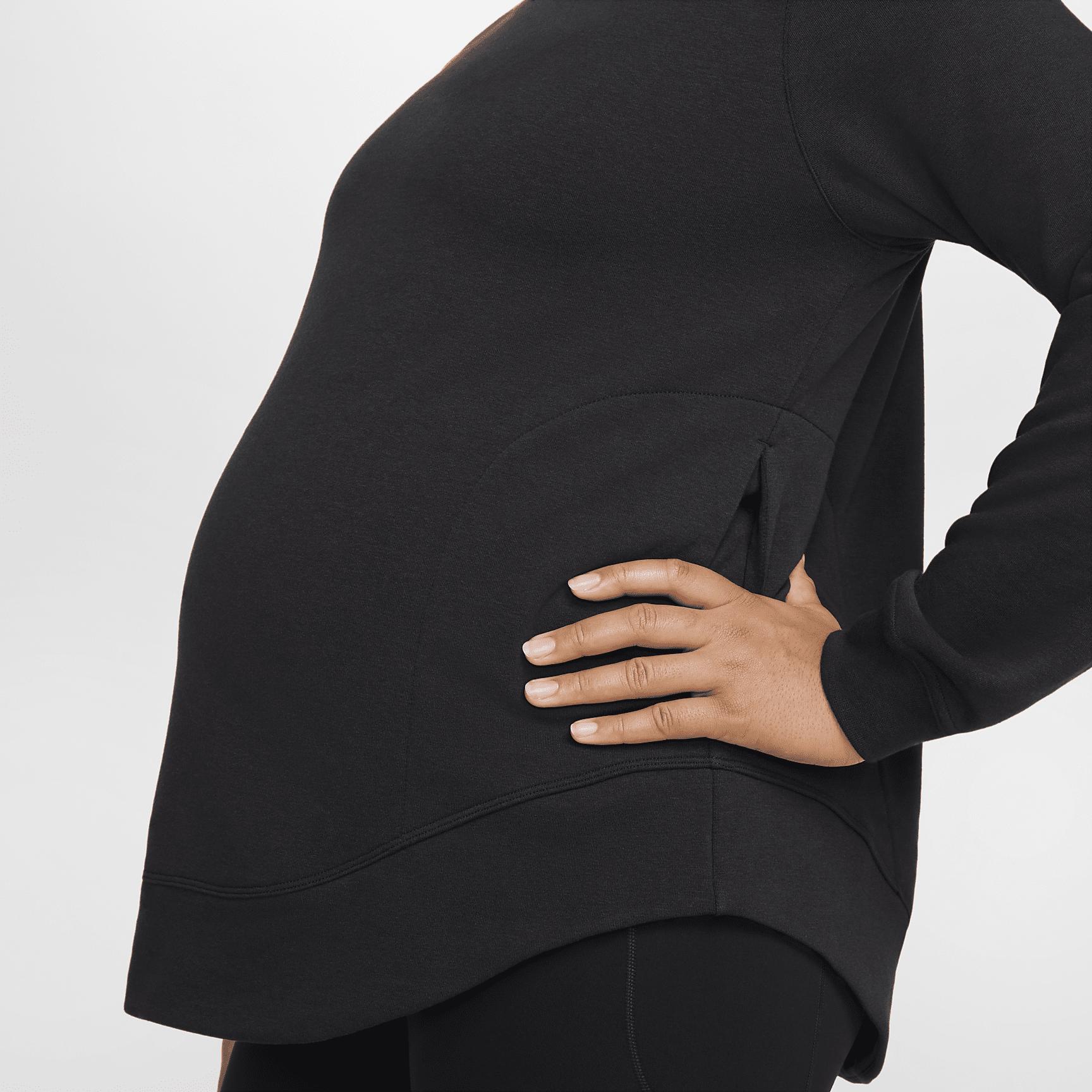 Nike Womens (M) One Reversible French Terry Pullover Top (Maternity) | FZ0452-010 Product Image